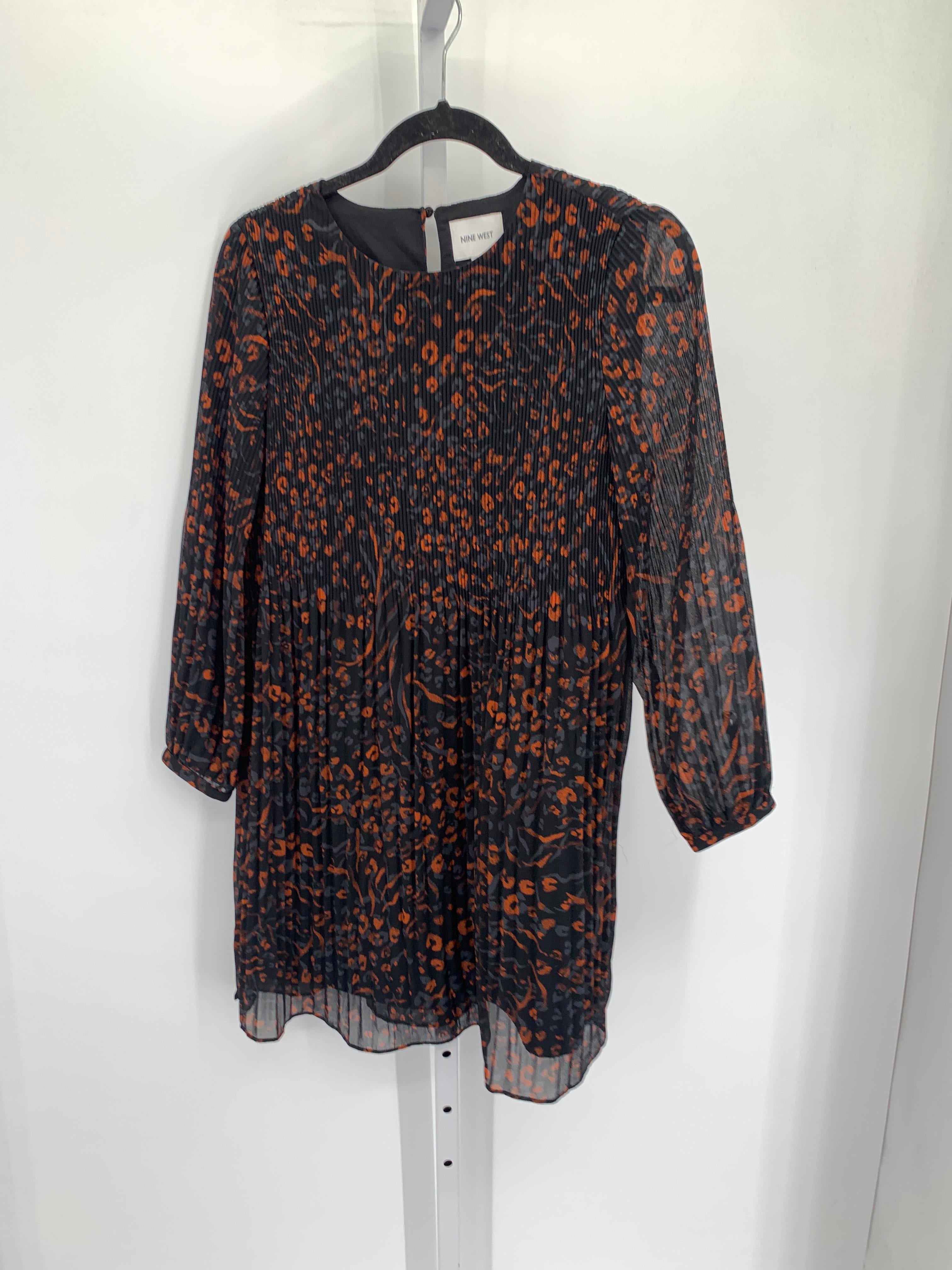 Nine West Size X Small Misses Long Sleeve Dress