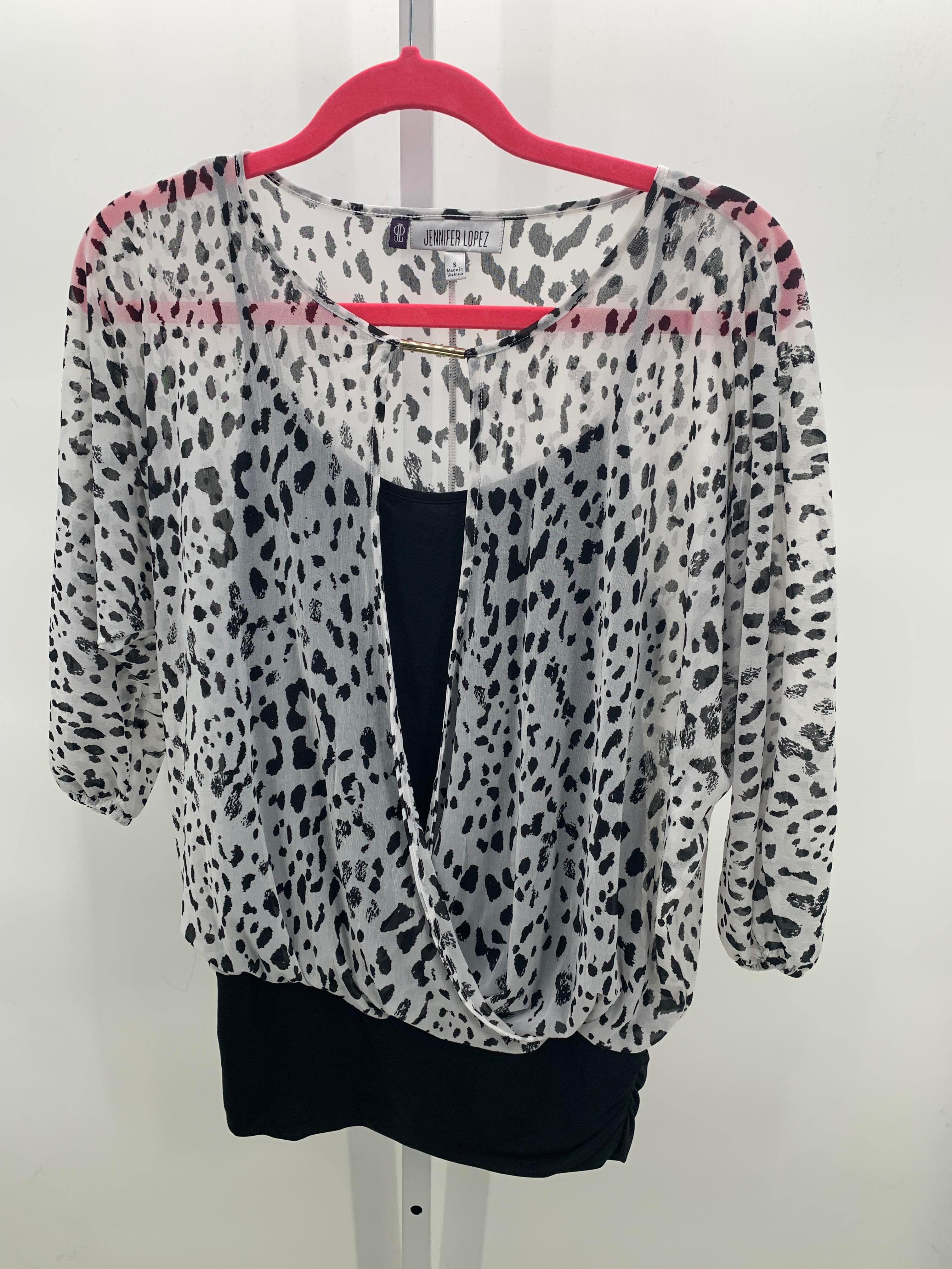 Jennifer Lopez Size Small Misses Short Sleeve Shirt