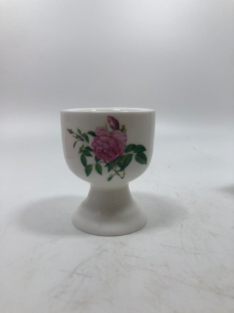 4 NIB NEWBRIDGE FINE CHINA EGG CUPS.