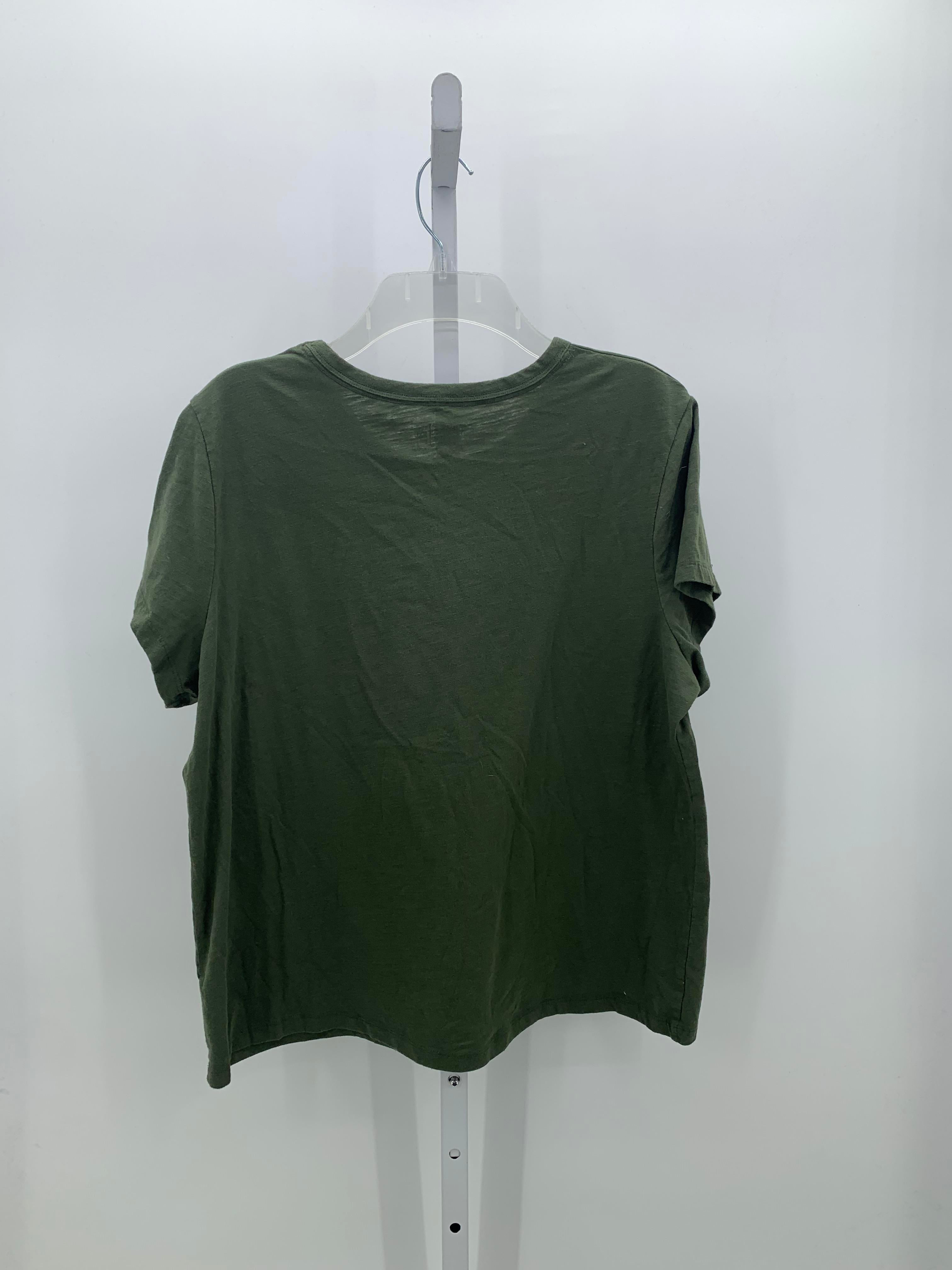Time and Tru Size XXL Misses Short Sleeve Shirt