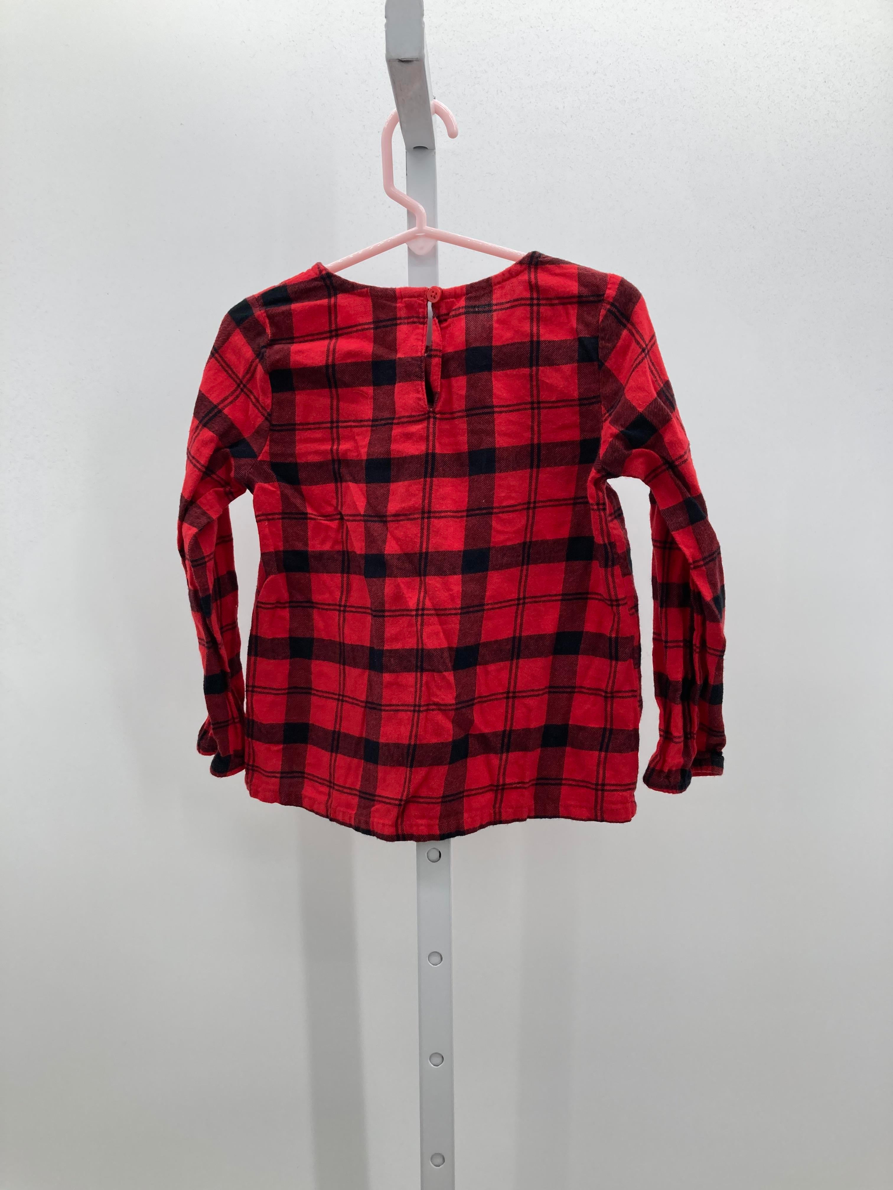Carters Size 4T Girls Long Sleeve Shirt