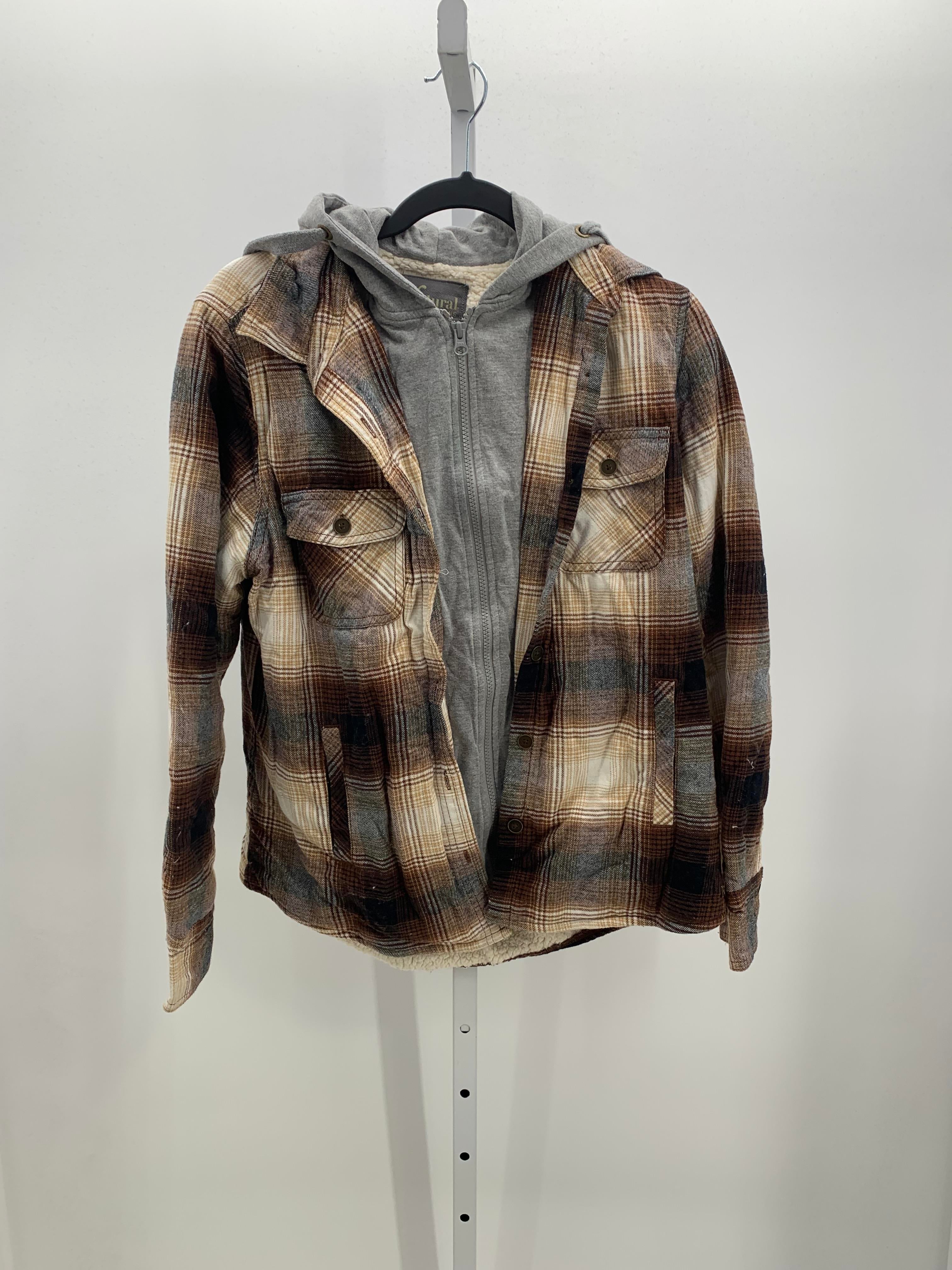 PLAID HOODED ZIP SHACKET