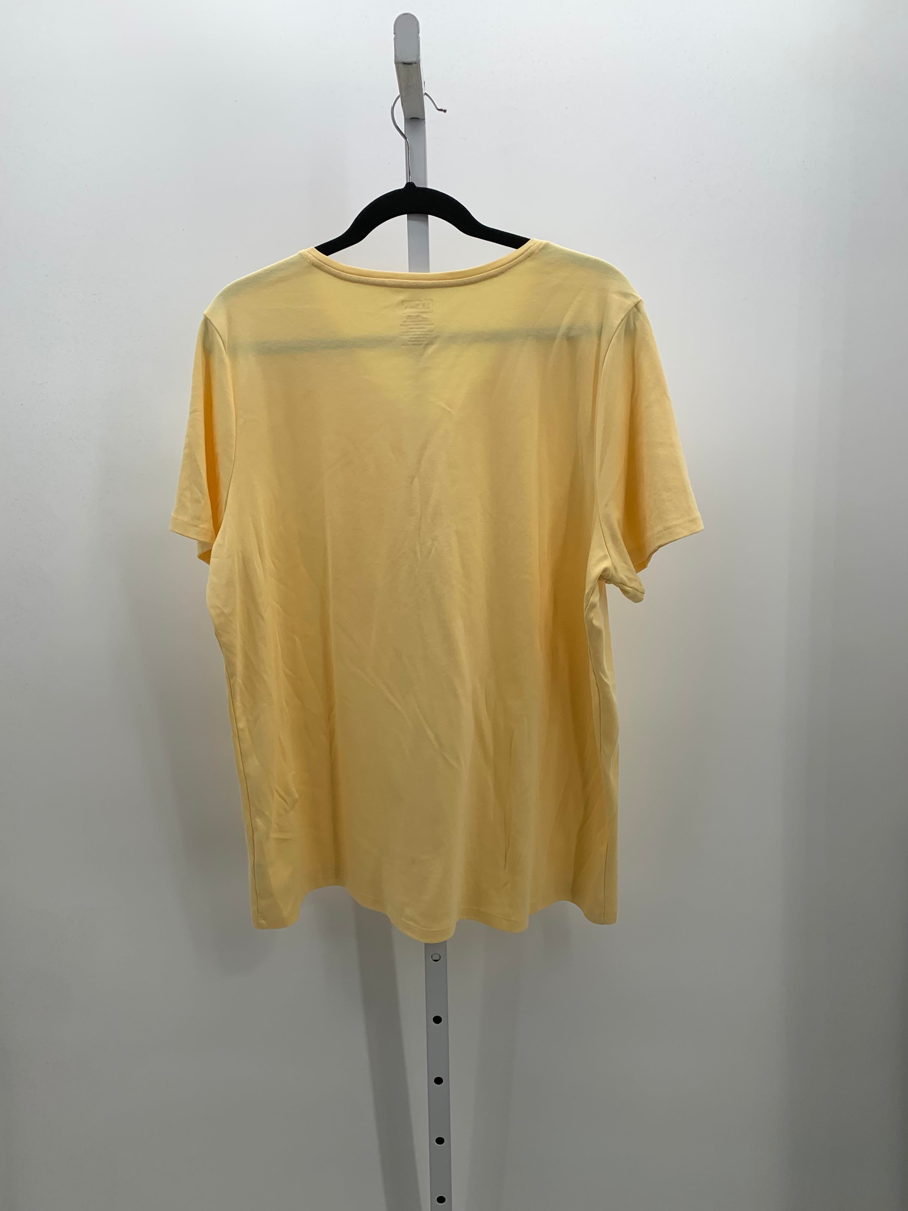 LL Bean Size 2X Womens Short Sleeve Shirt