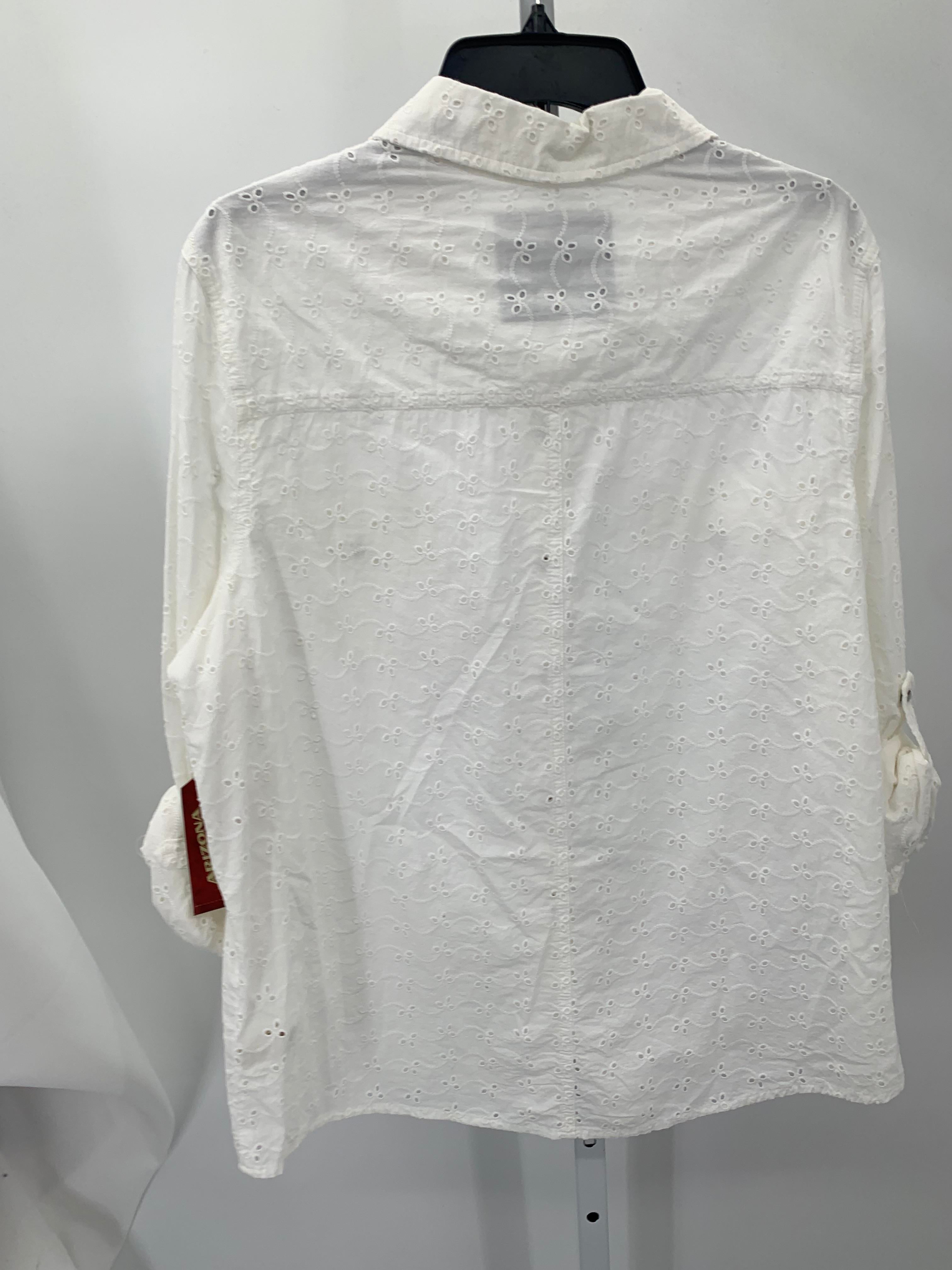 Arizona Size 1X Womens Long Sleeve Shirt
