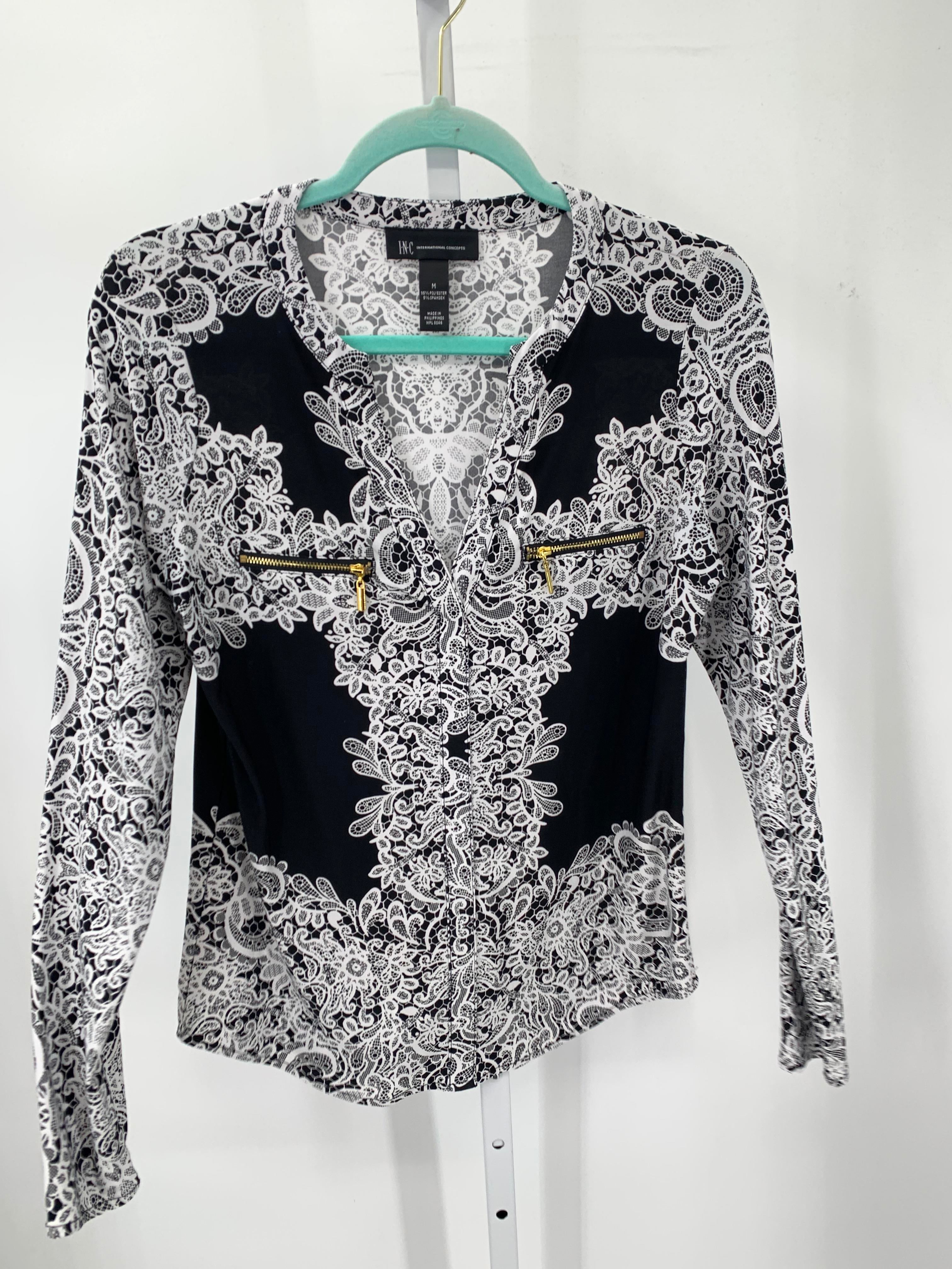 INC Size Medium Misses Long Sleeve Shirt
