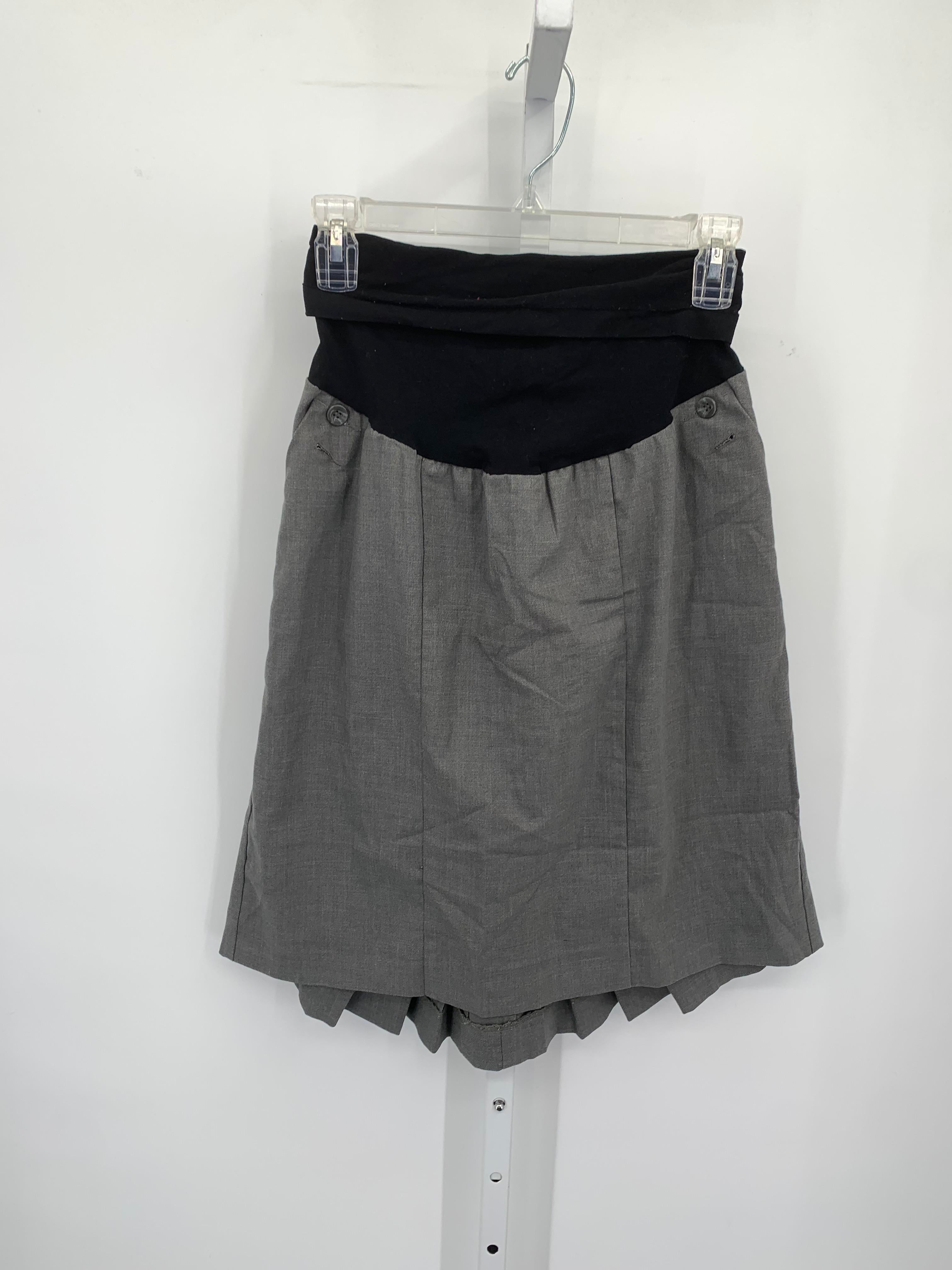 Motherhood Grey Size Large Maternity Skirt