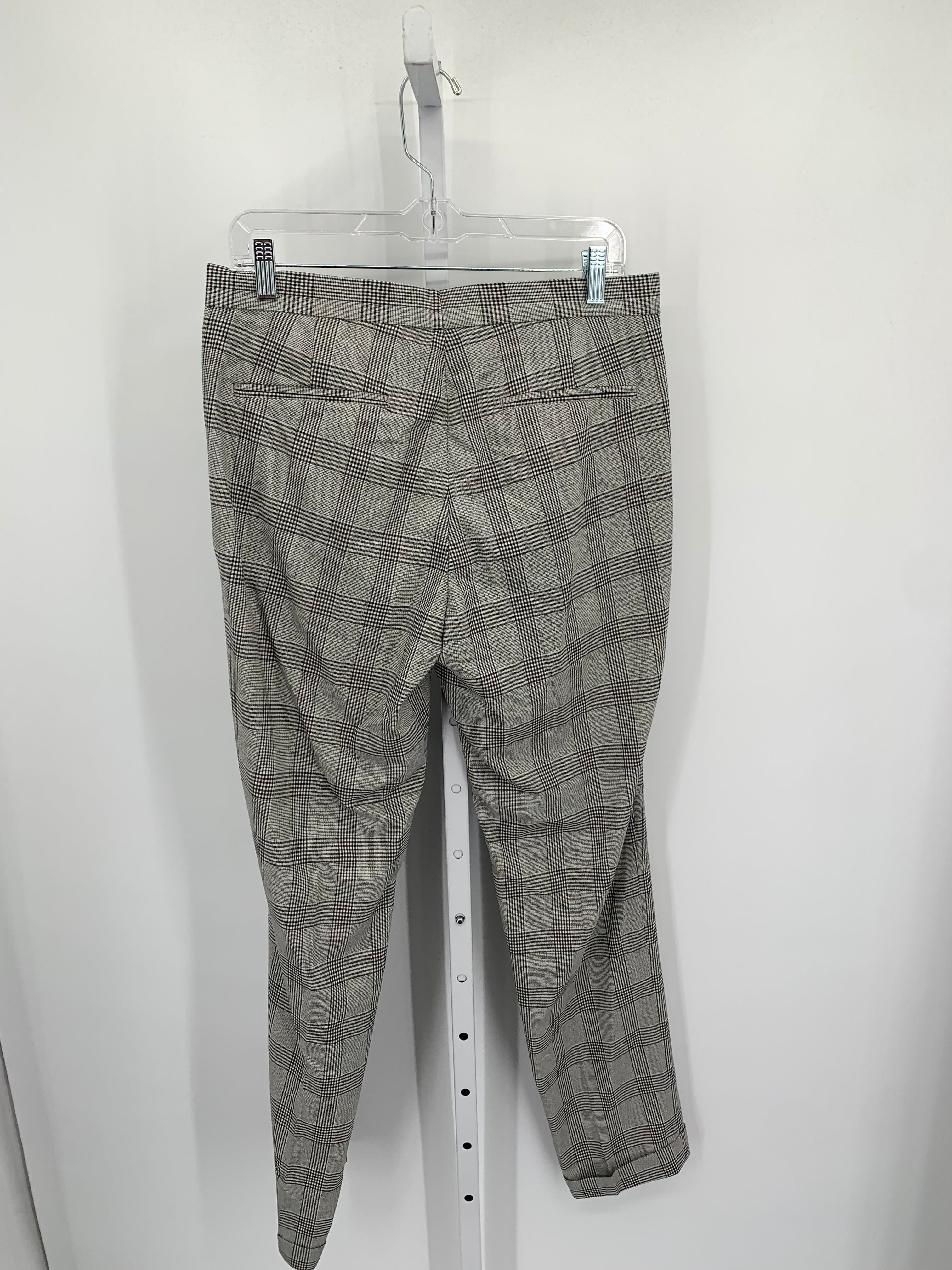 NEW PLAID ROLLED CUFF TROUSERS