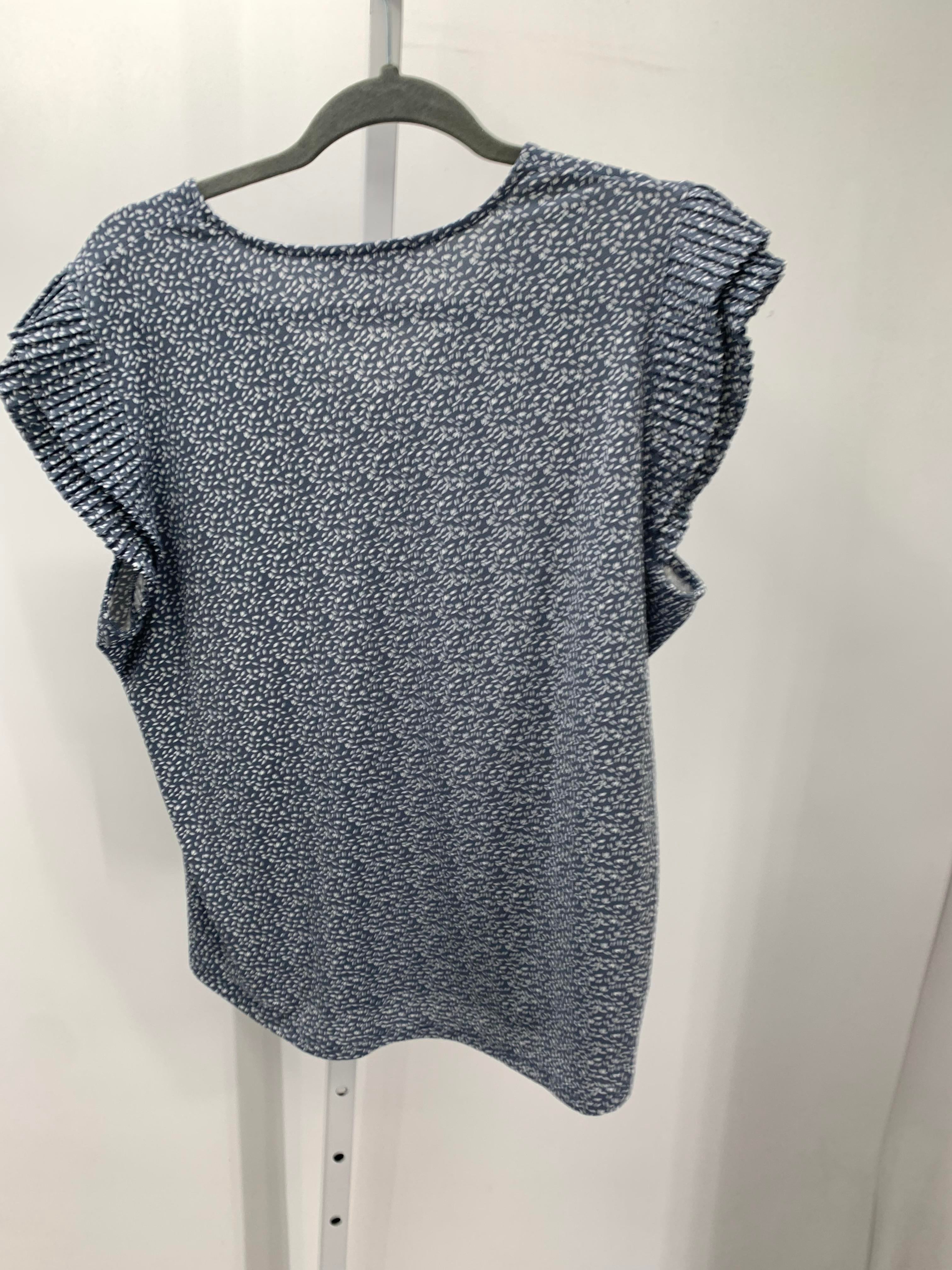 Adrianna Papell Size Extra Large Misses Short Sleeve Shirt