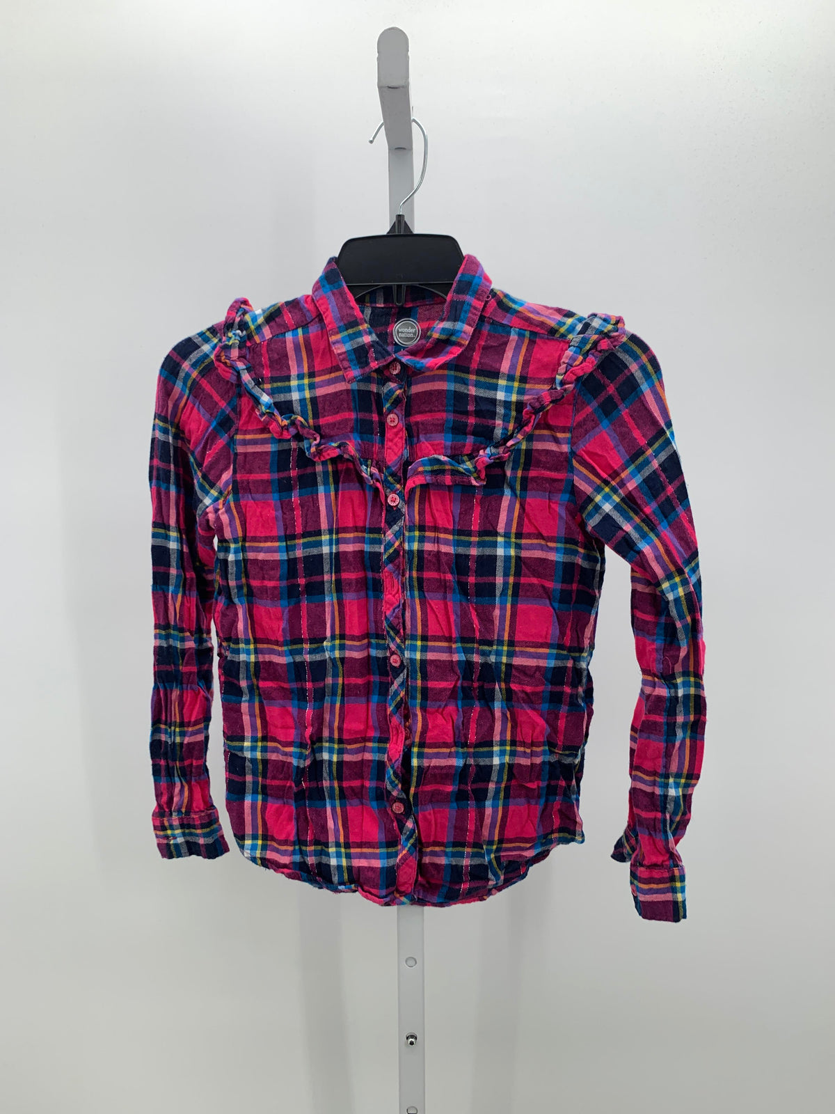 Wonder Nation Size 10-12 Girls Long Sleeve Shirt