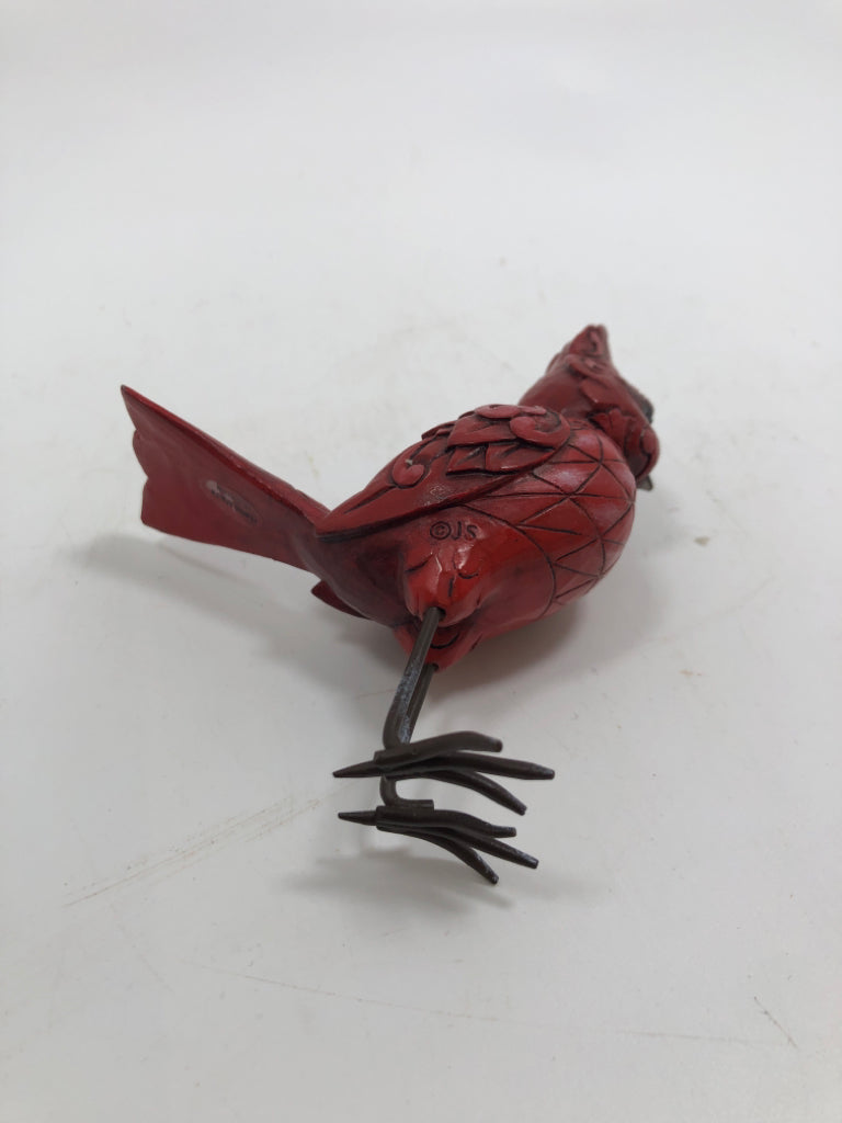 JIM SHORE RESIN CARDINAL FIGURE.