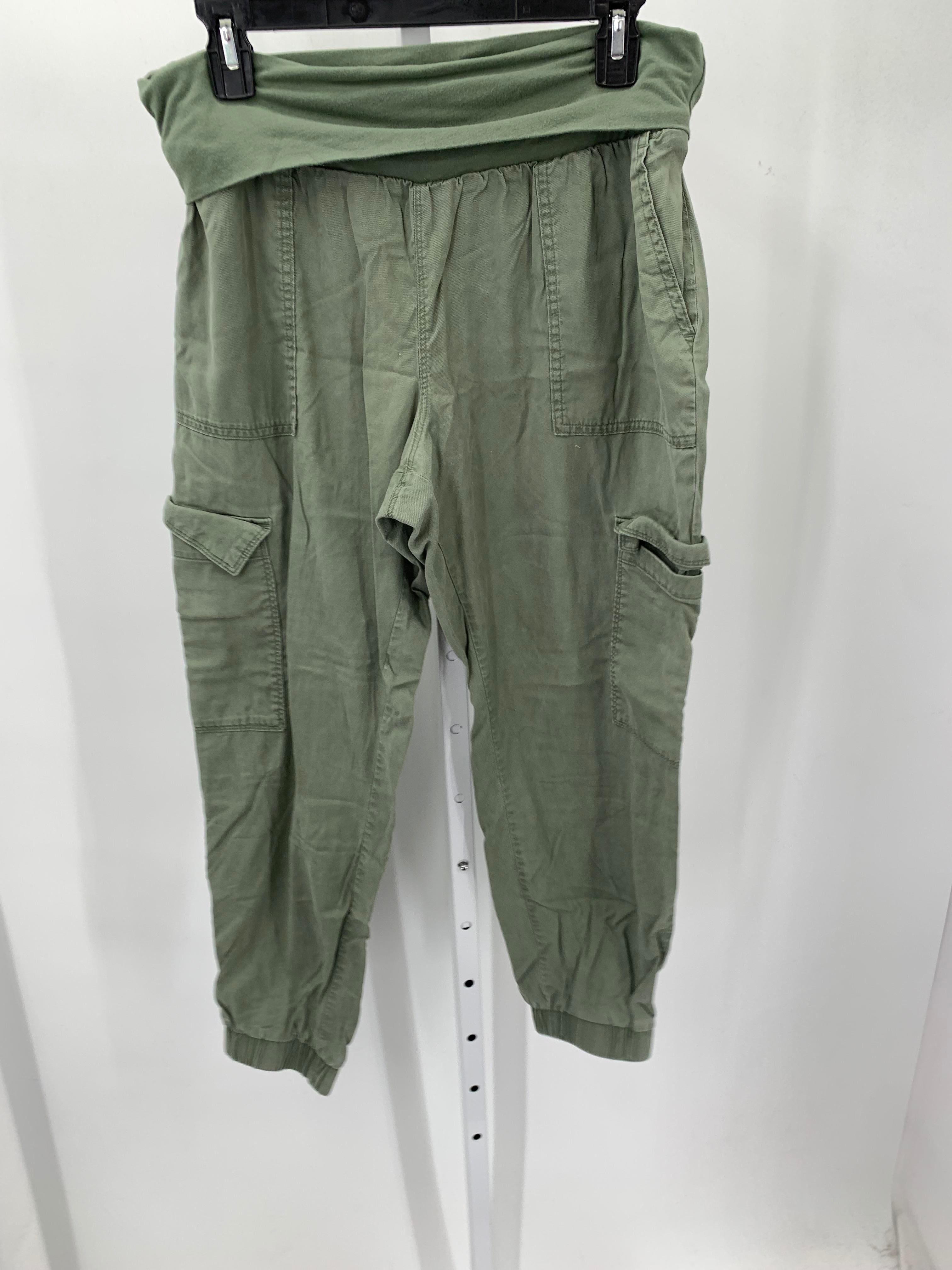 Isabel Green Size Medium Maternity Pants