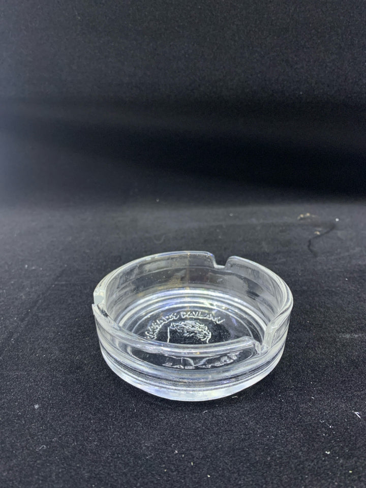 VTG CAESARS PALACE CLEAR GLASS ASHTRAY.