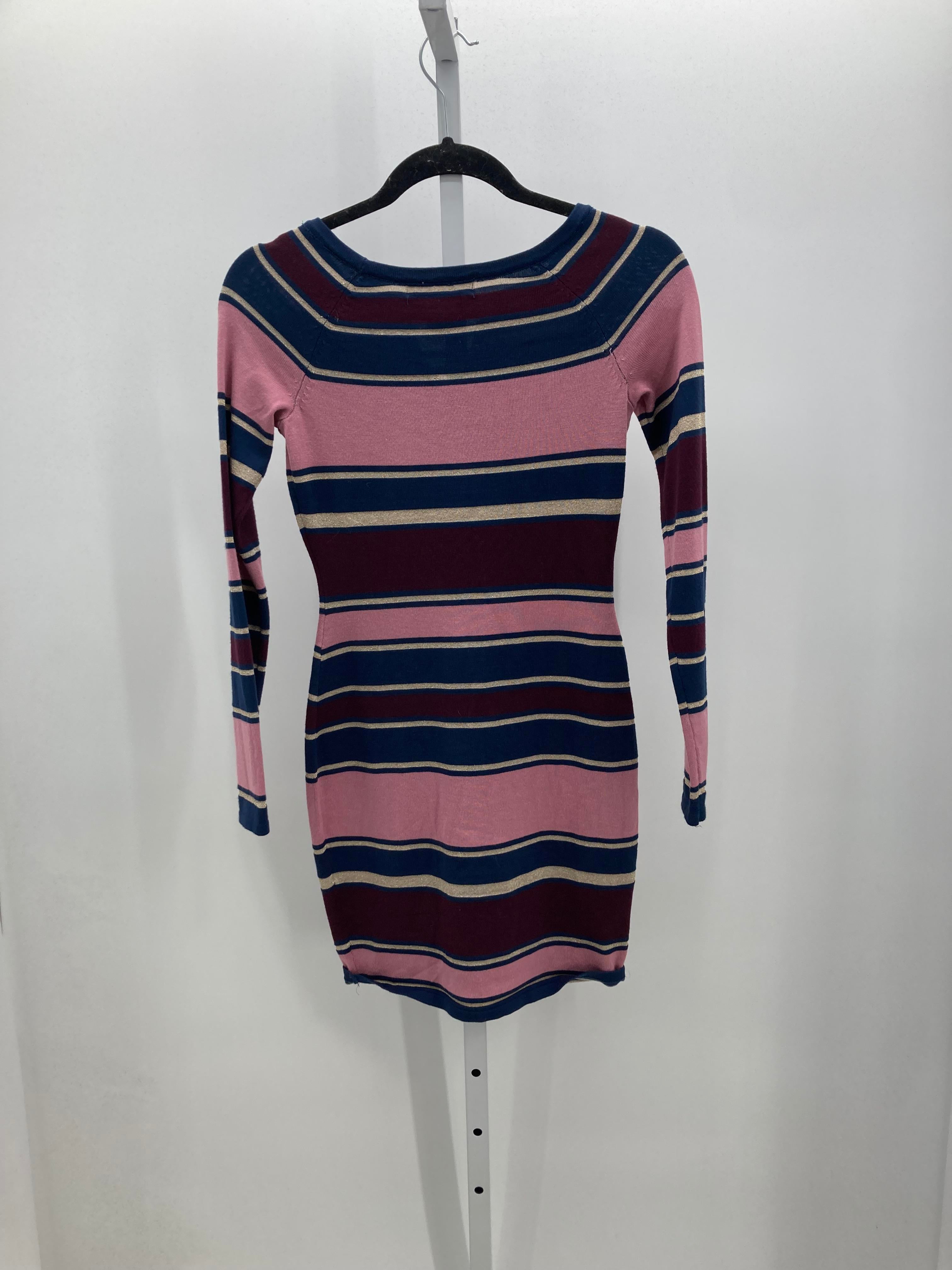 Planet Gold Size Small Juniors Long Sleeve Dress