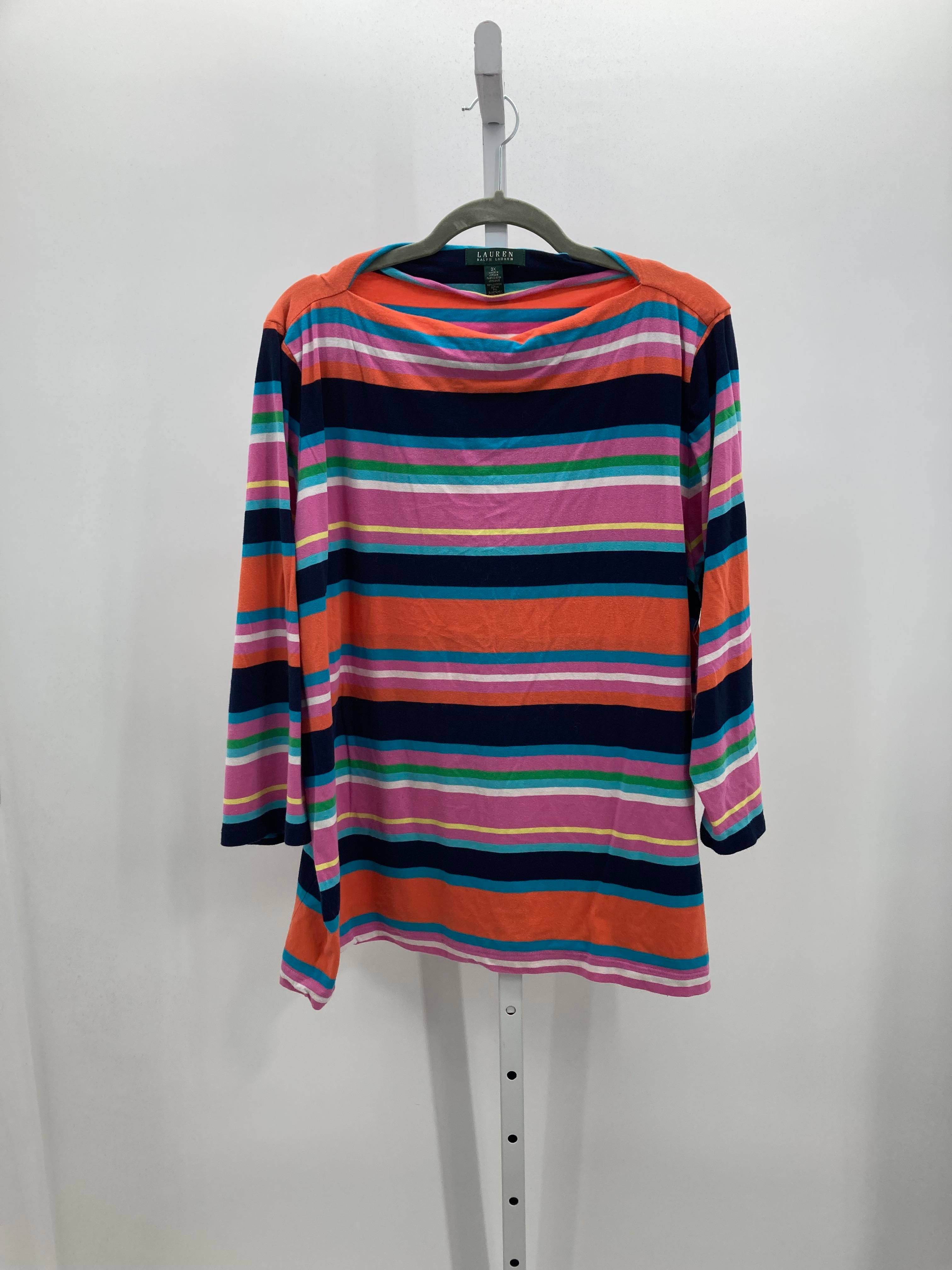 Ralph Lauren Size 3X Womens 3/4 Sleeve Shirt