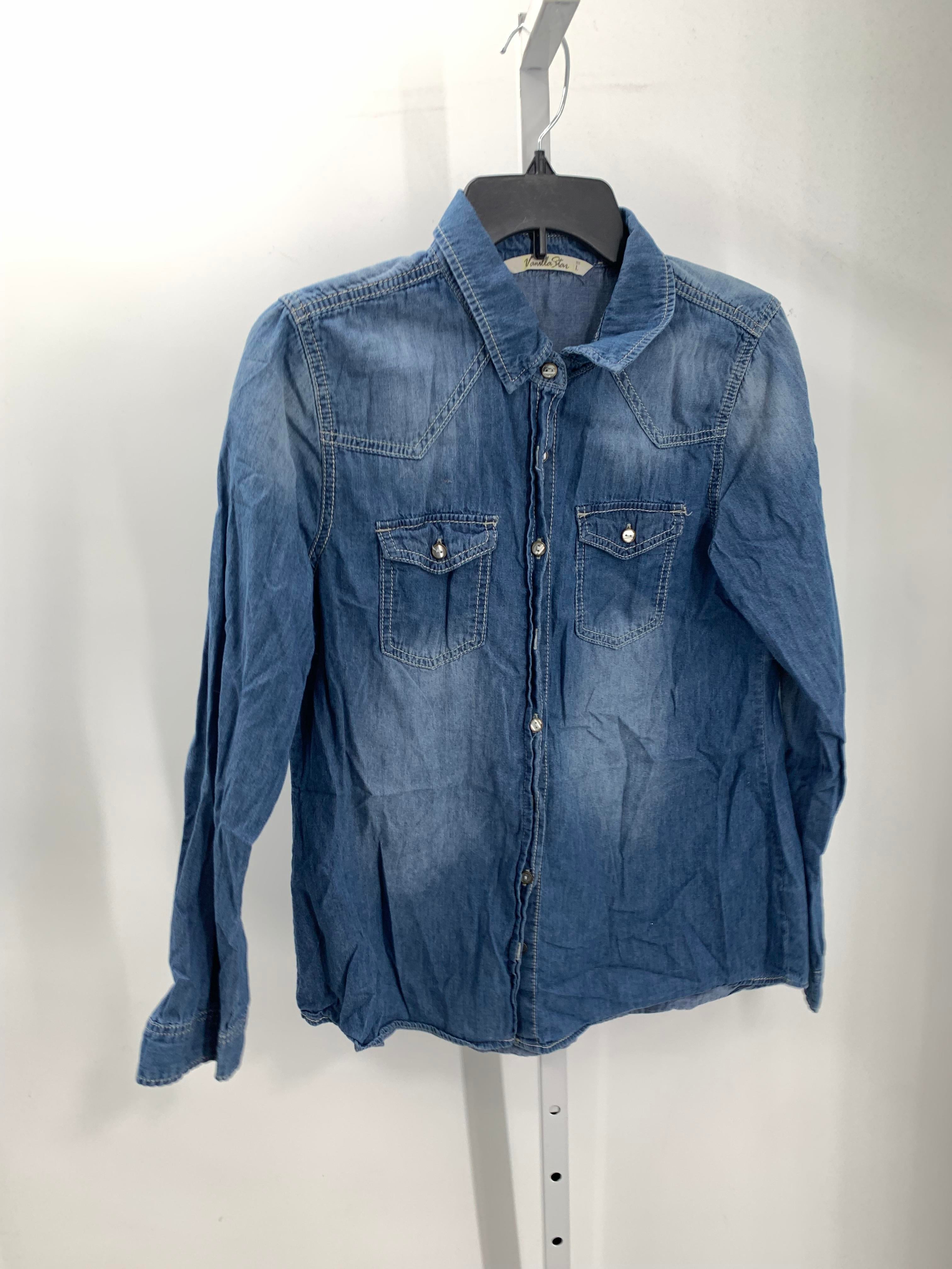 Vanilla Star Size Large Juniors Long Sleeve Shirt