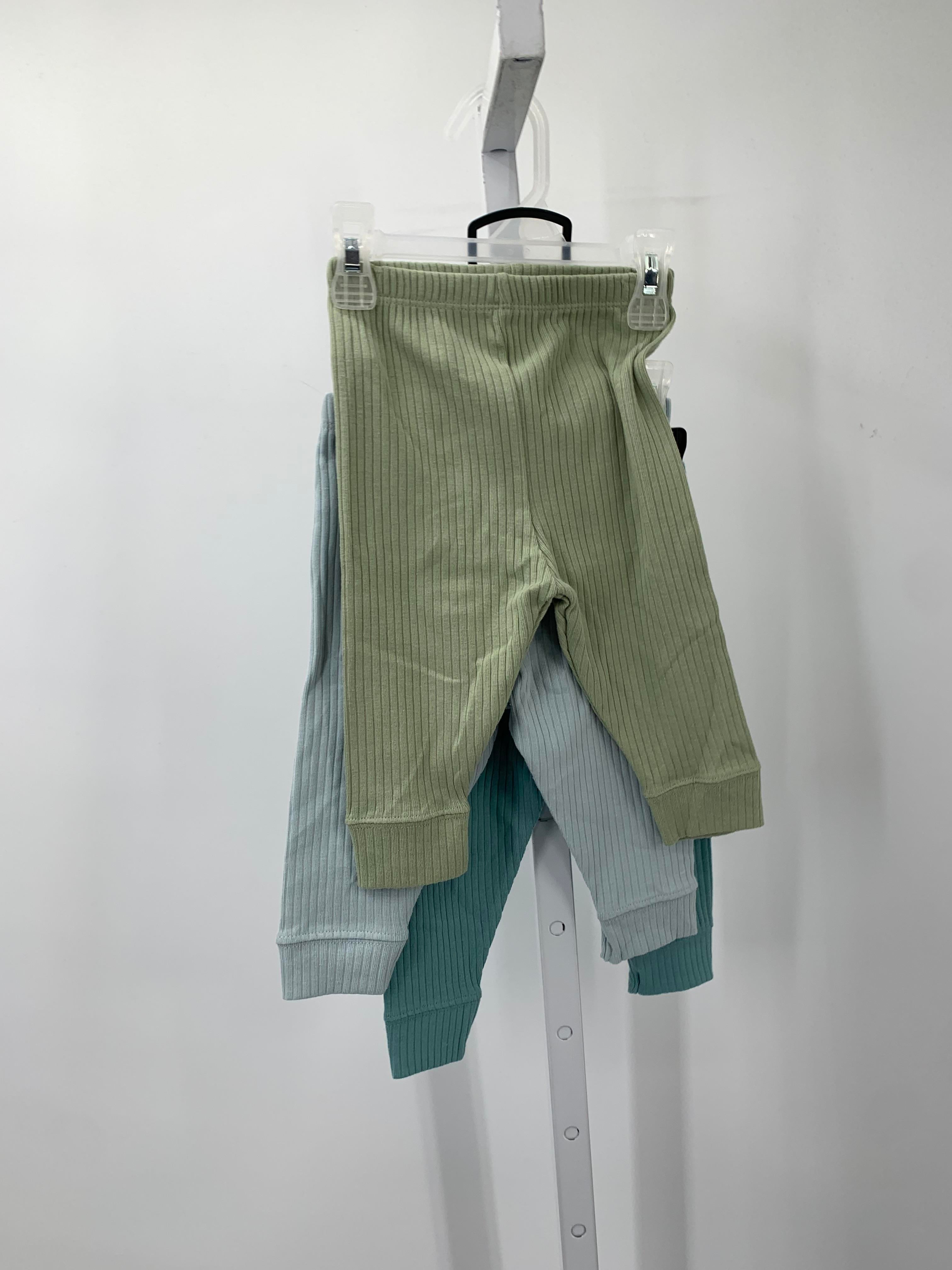 THREE RIBBED KNIT PANTS