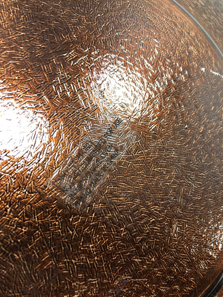 4 BROWN CHARGER PLATES.