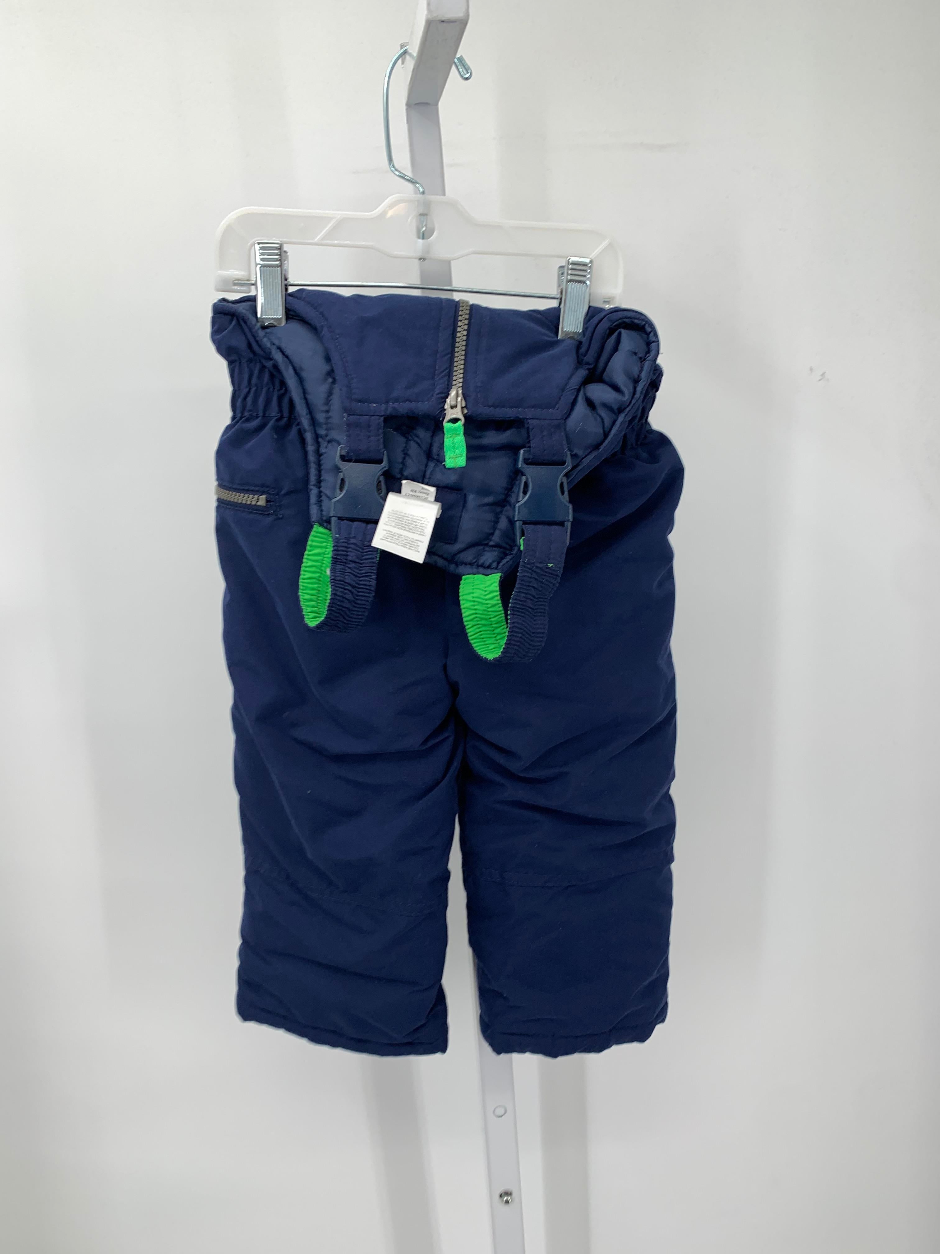 GREEN BIB SNOW PANTS