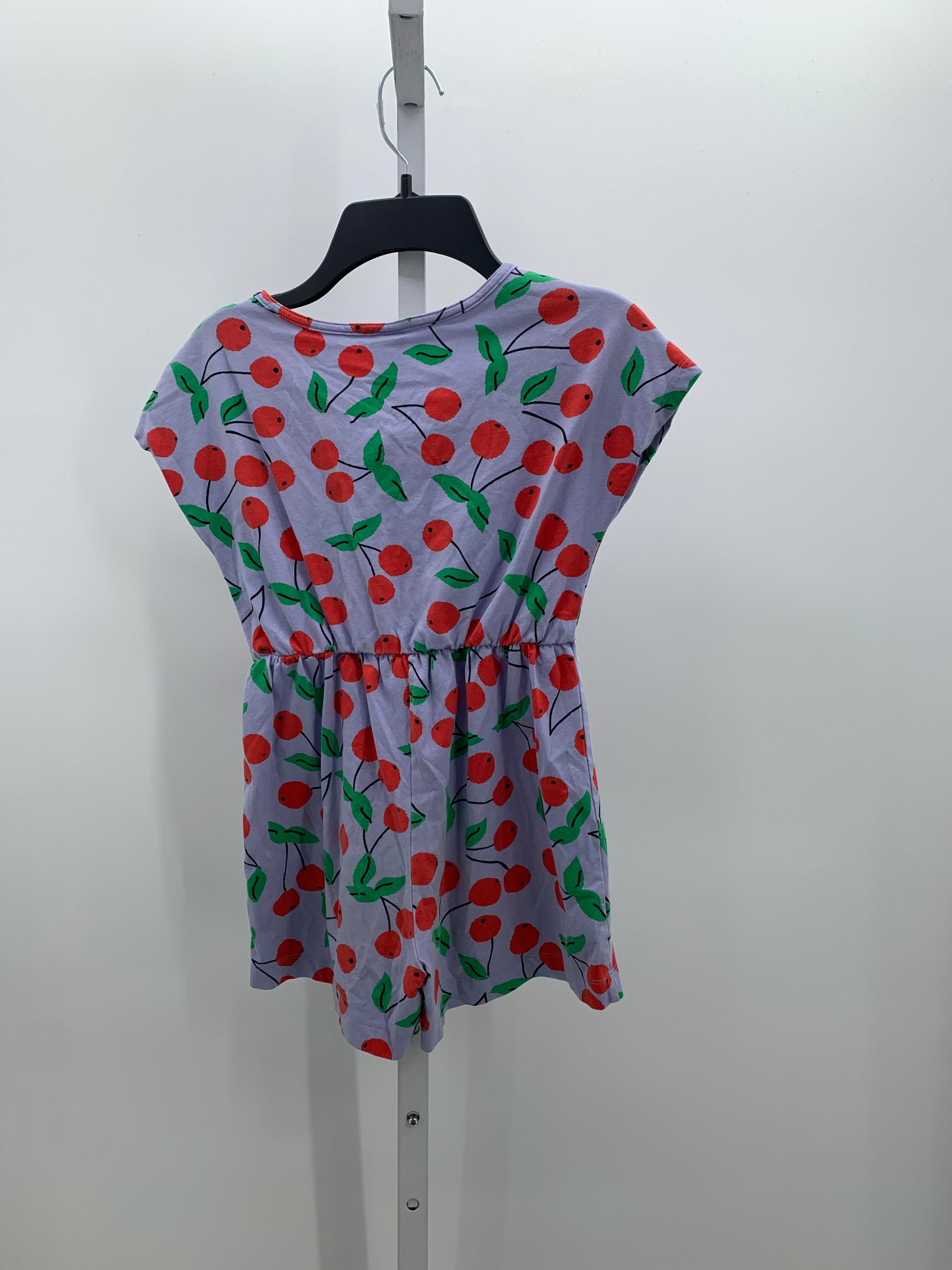 Hanna Anderson Size 6-7 Girls Short Slv. Romper
