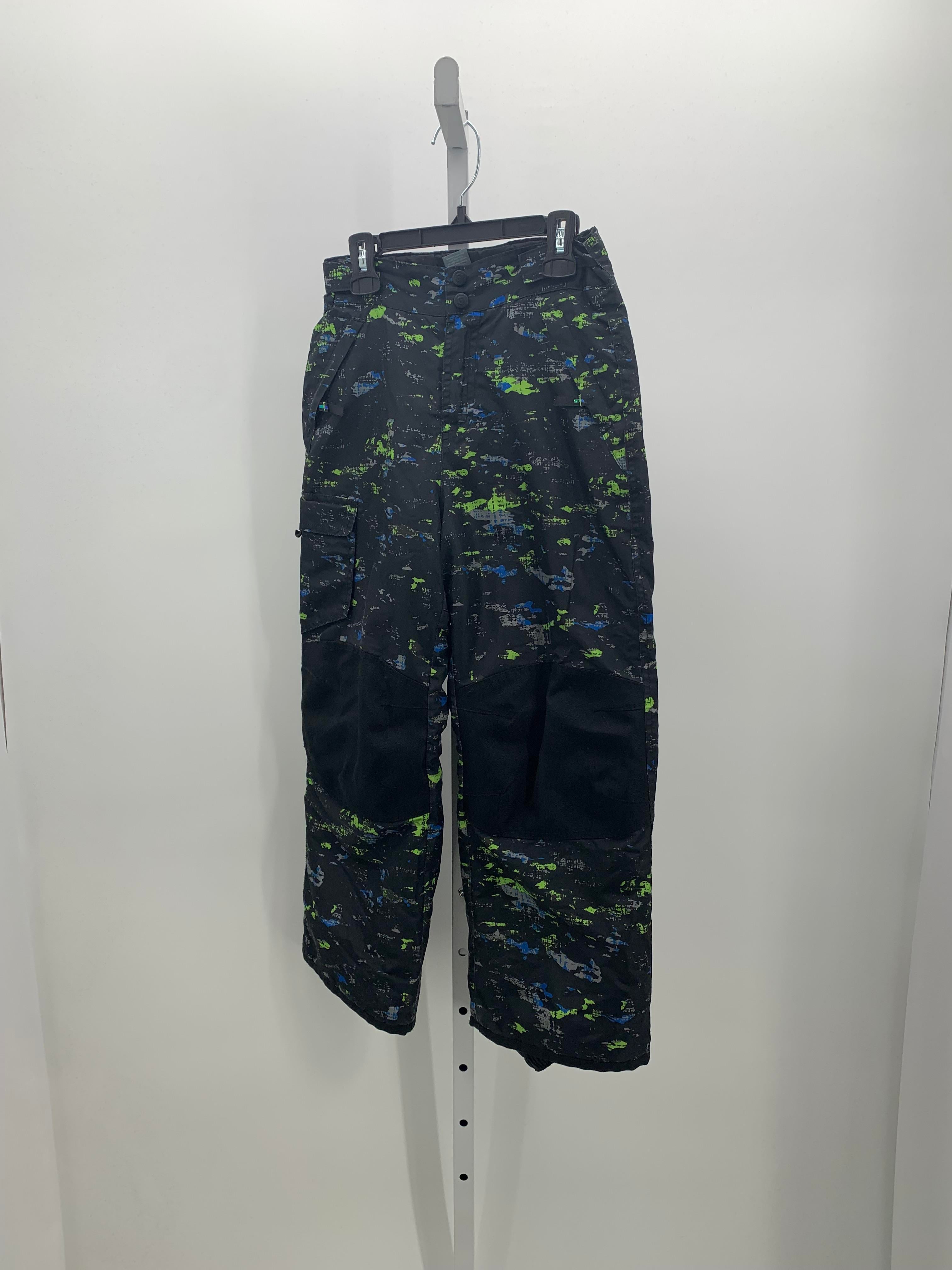 BLACK/ GREEN SNOW PANTS