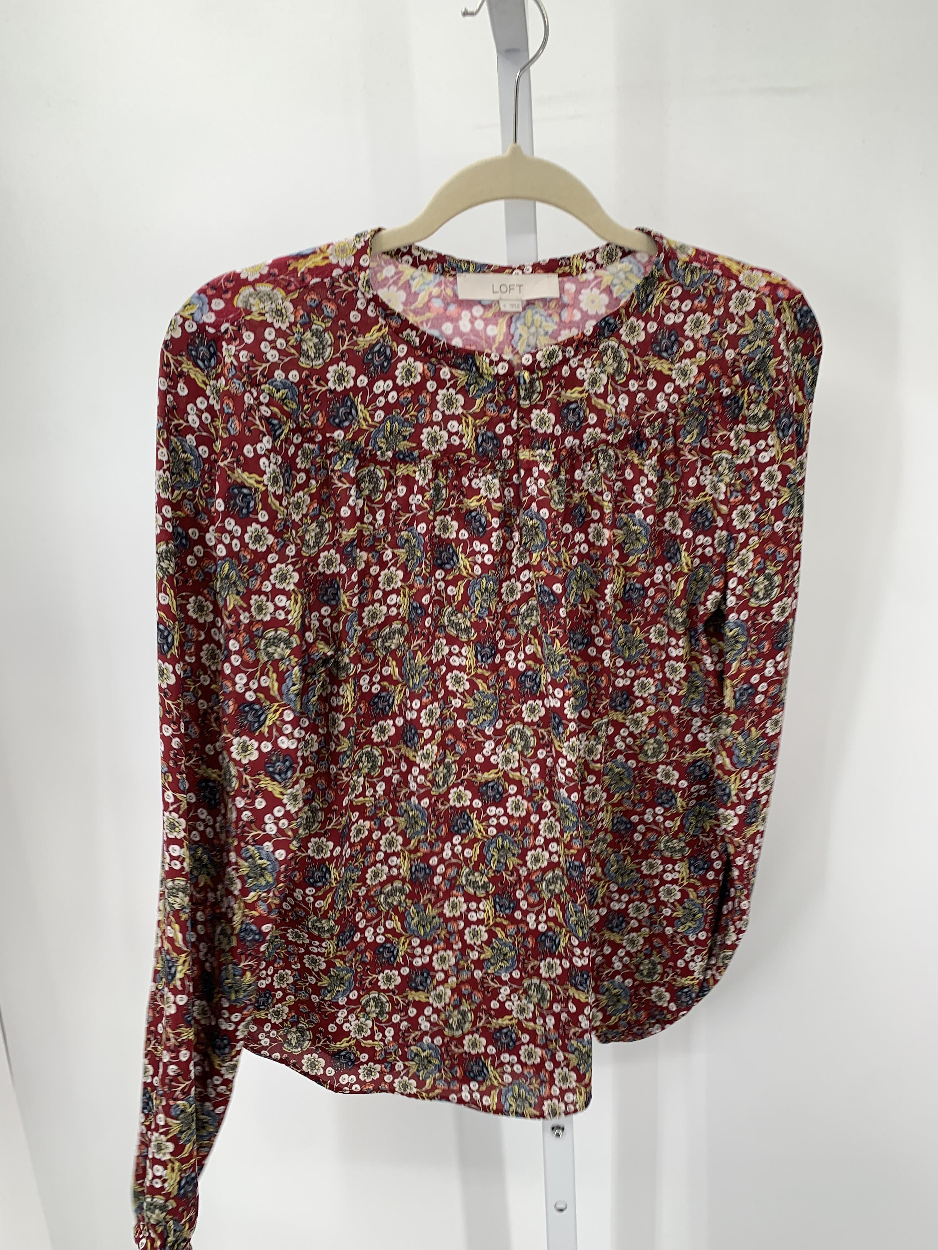 Loft Size Small Misses Long Sleeve Shirt