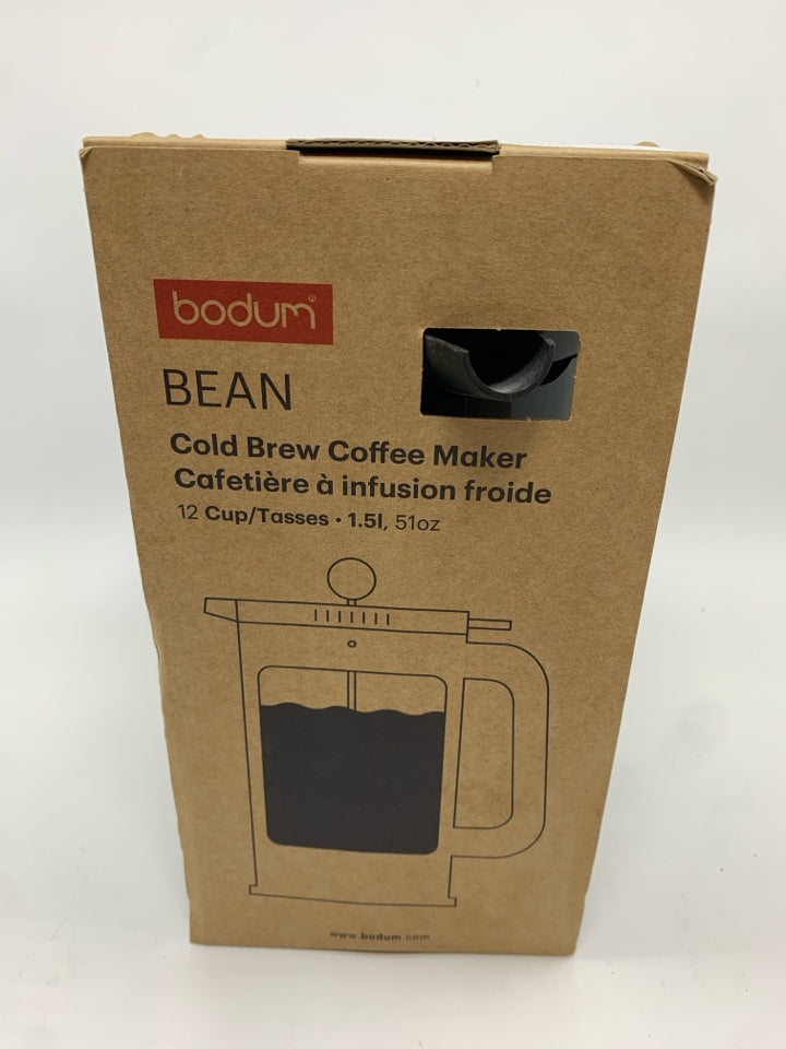 NIB COLD BREW COFFEE MAKER.