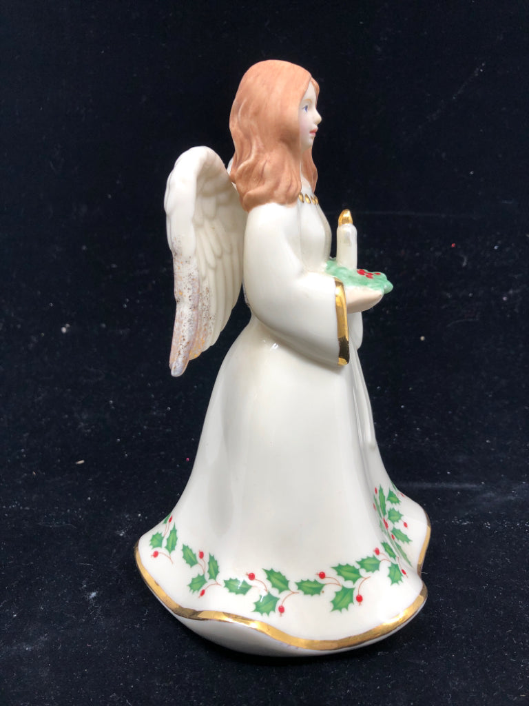 LENOX ANGEL HOLDING CANDLE.