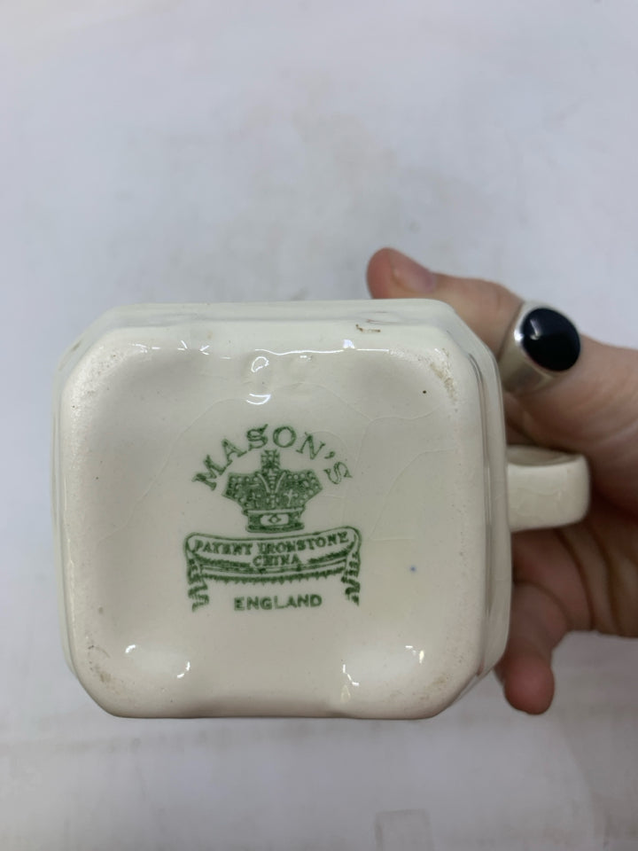 VTG IRONSTONE IVORY CREAMER W/ CRAZING.