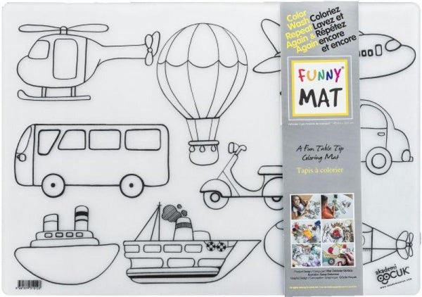 Funny Mat Placemat - Vehicles