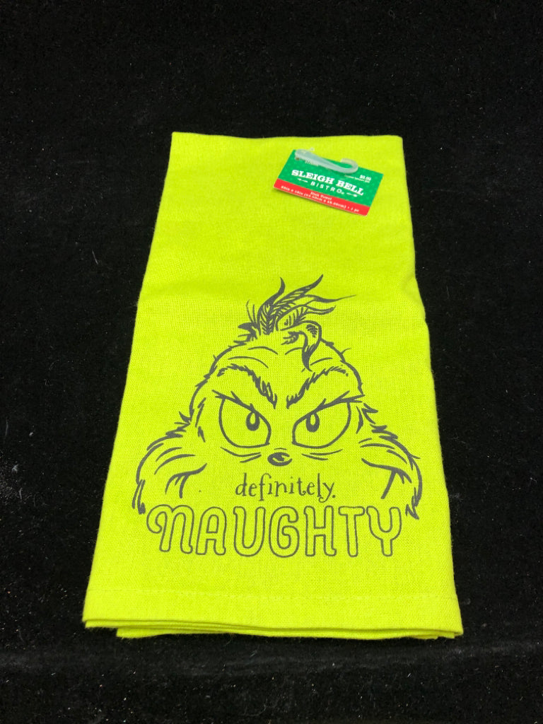 NWT GRINCH DISH TOWEL.