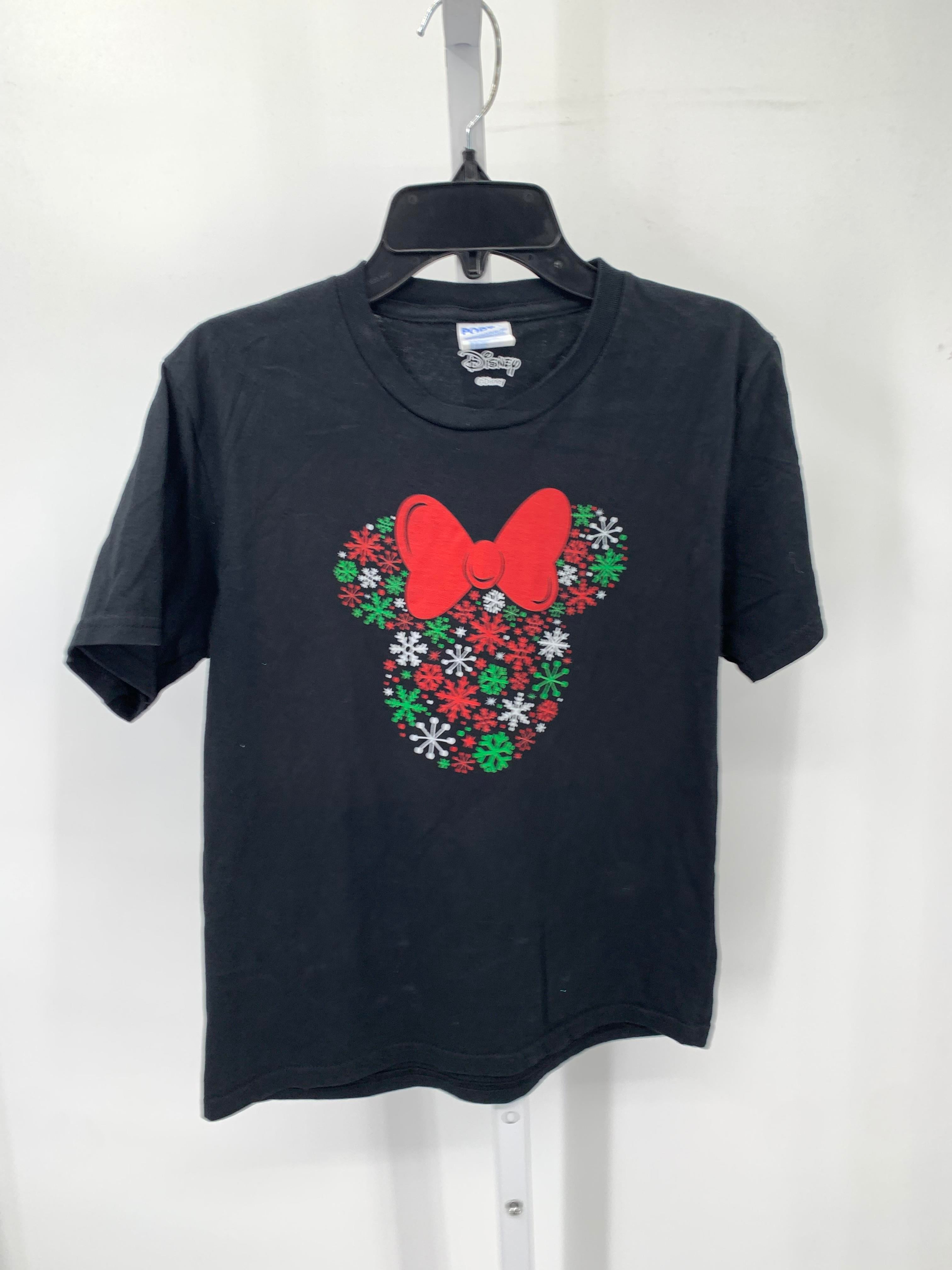 SHORT SLV SHIRT MINNIE MOUSE SNOW FLAKES.