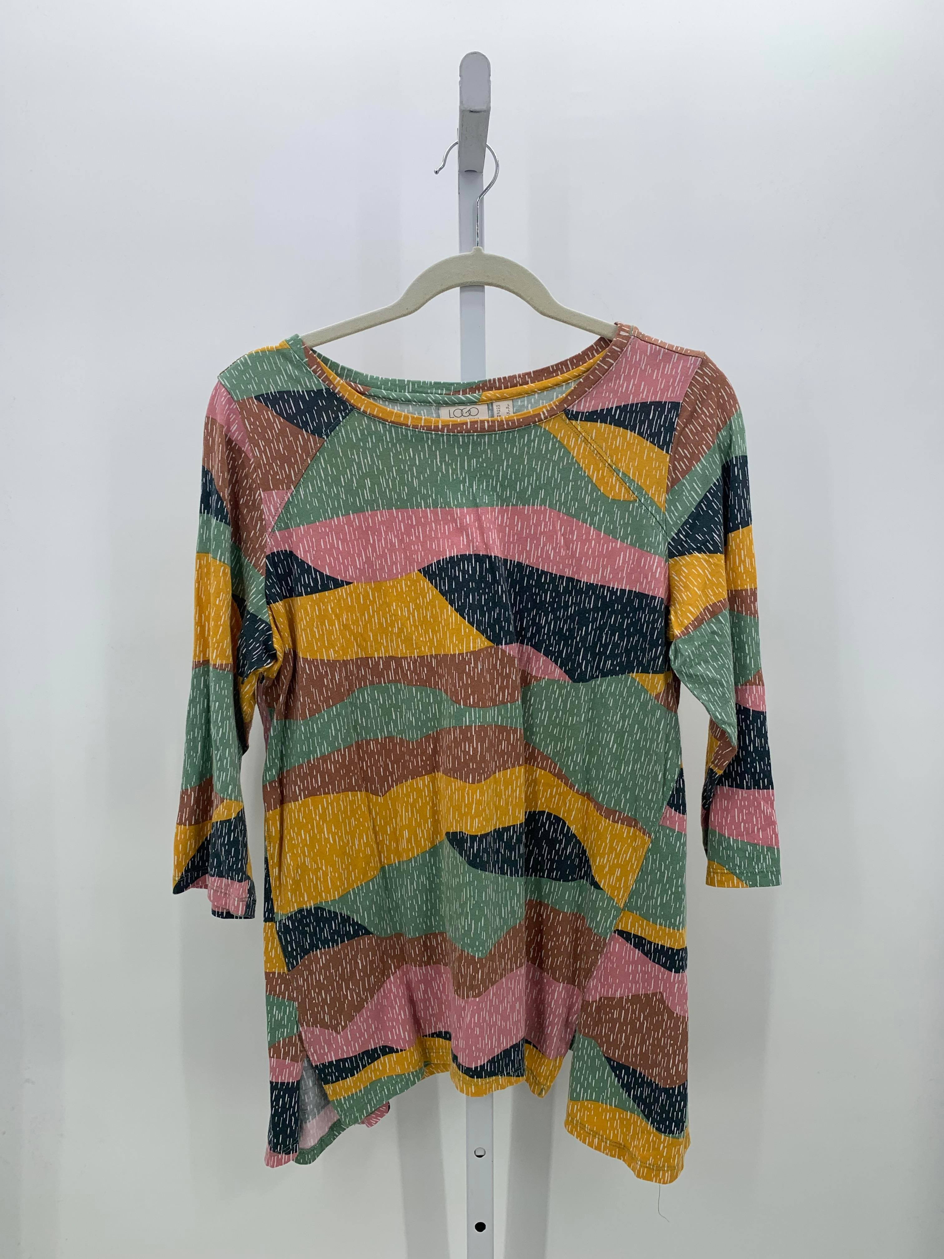 LOGO Size Large Misses 3/4 Sleeve Shirt