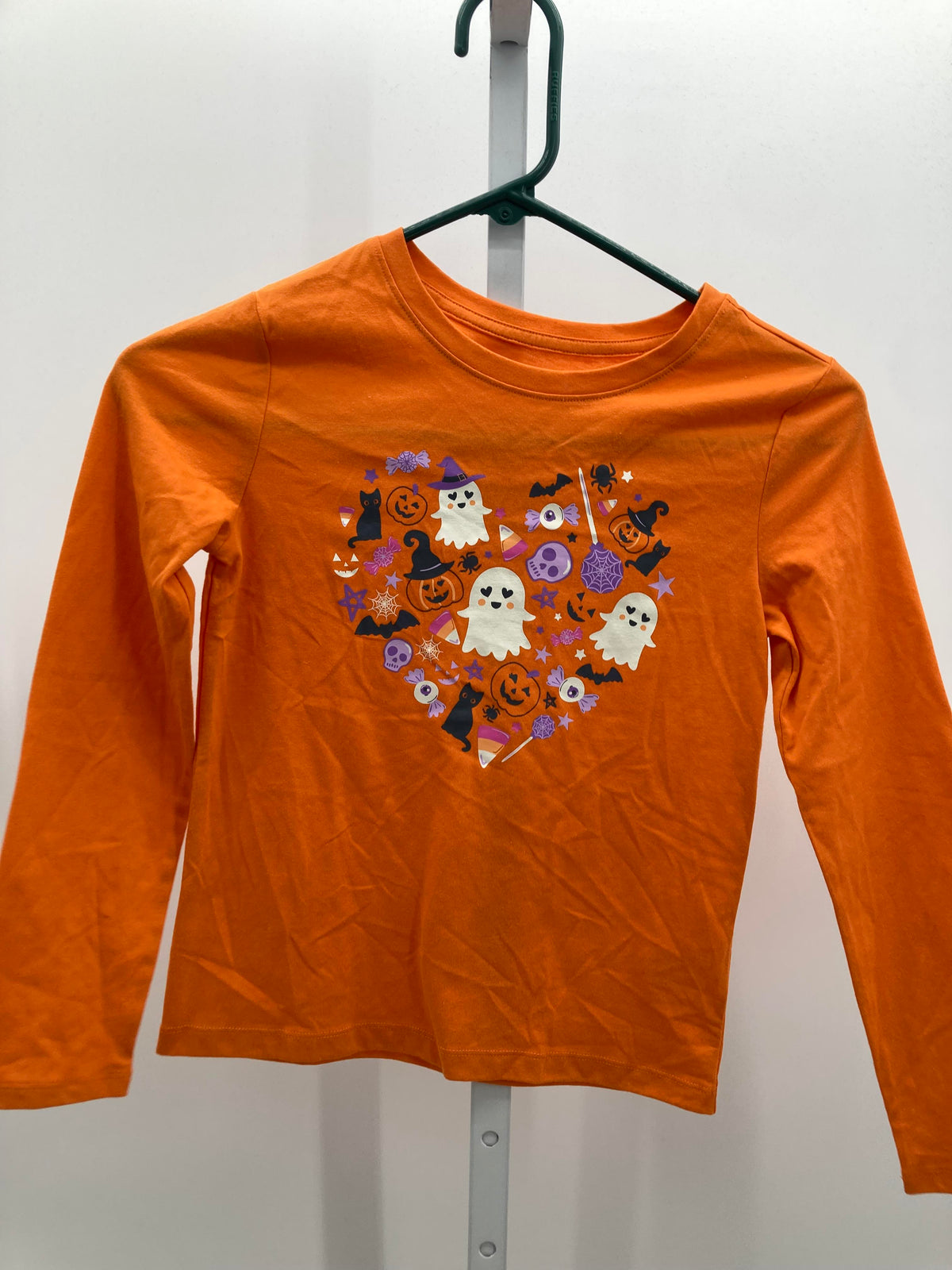 LONG SLV SHIRT HALLOWEEN HEART