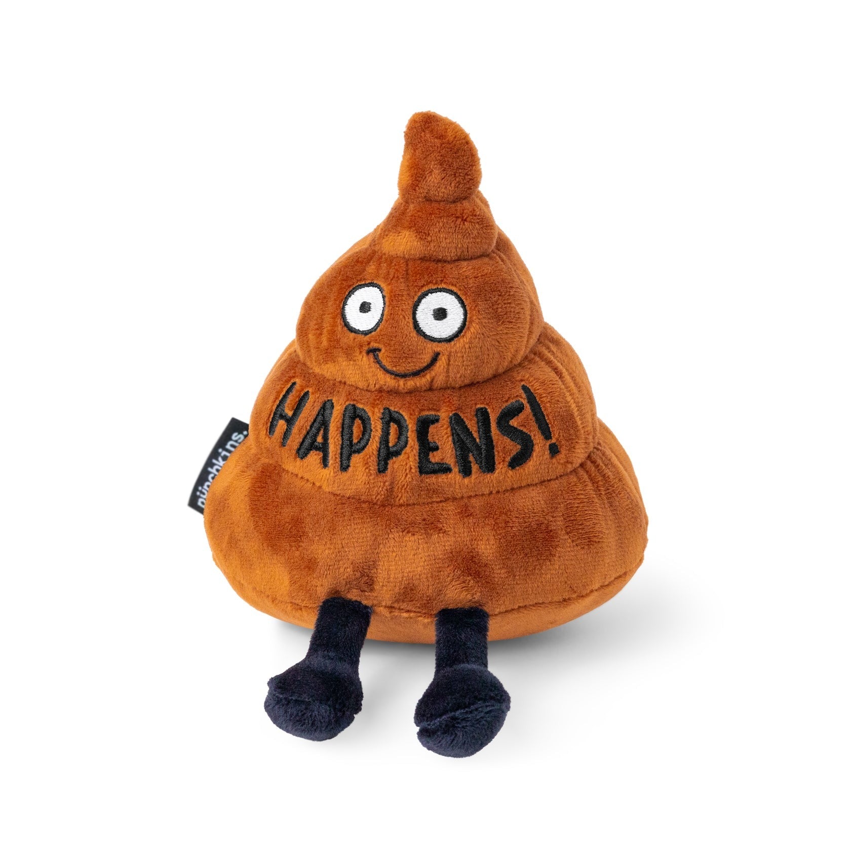 "Happens!" Plush Poop Emoji