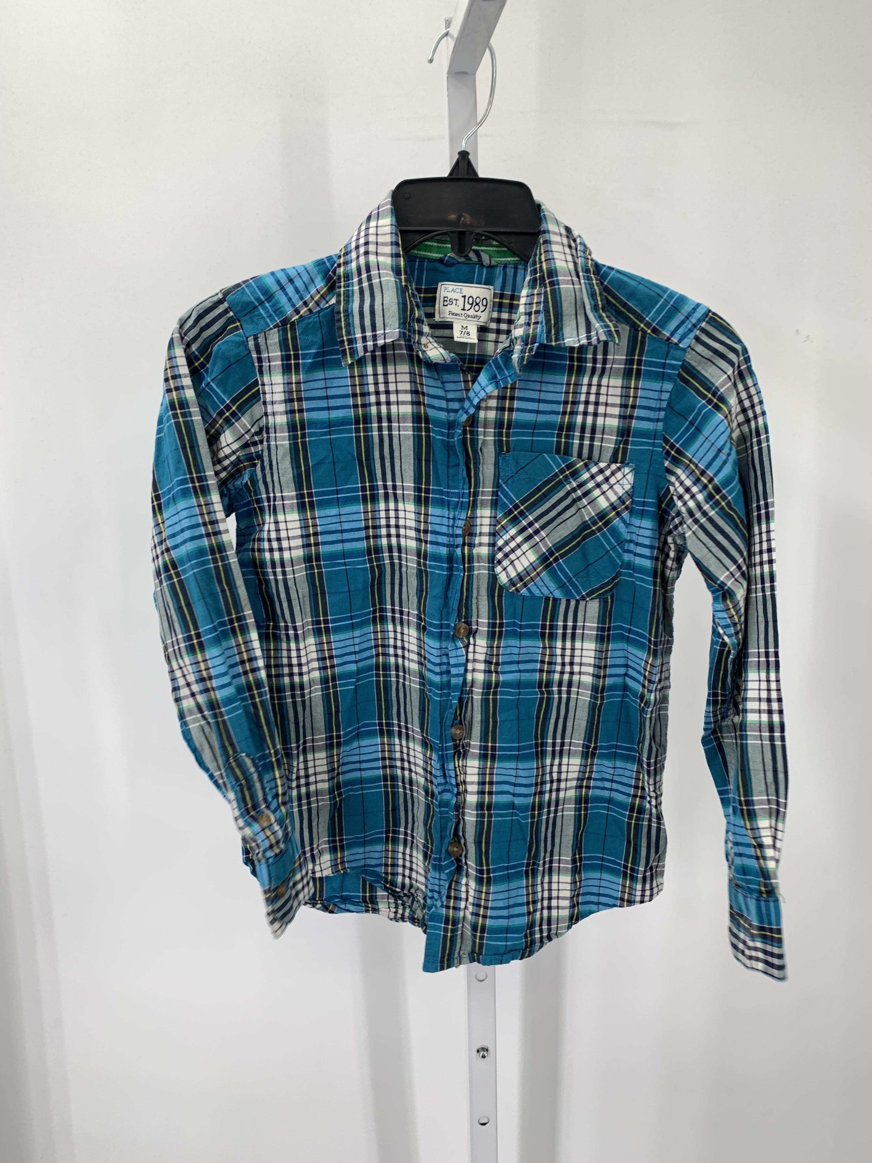 PLAID BTN DOWN