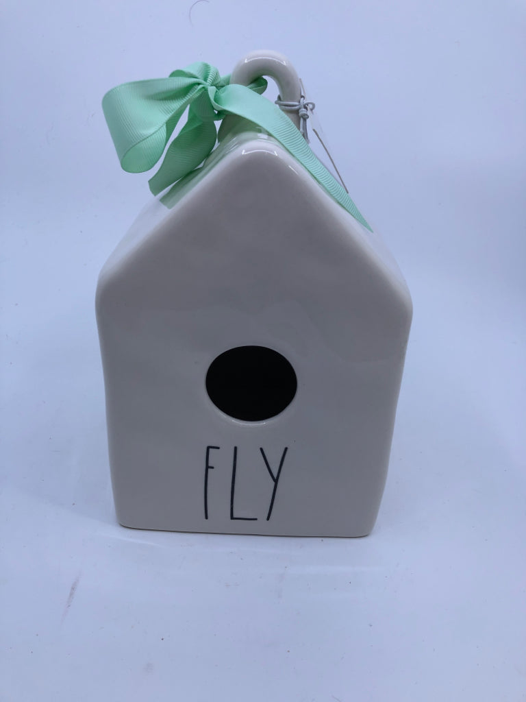 RAE DUNN FLY BIRDHOUSE.
