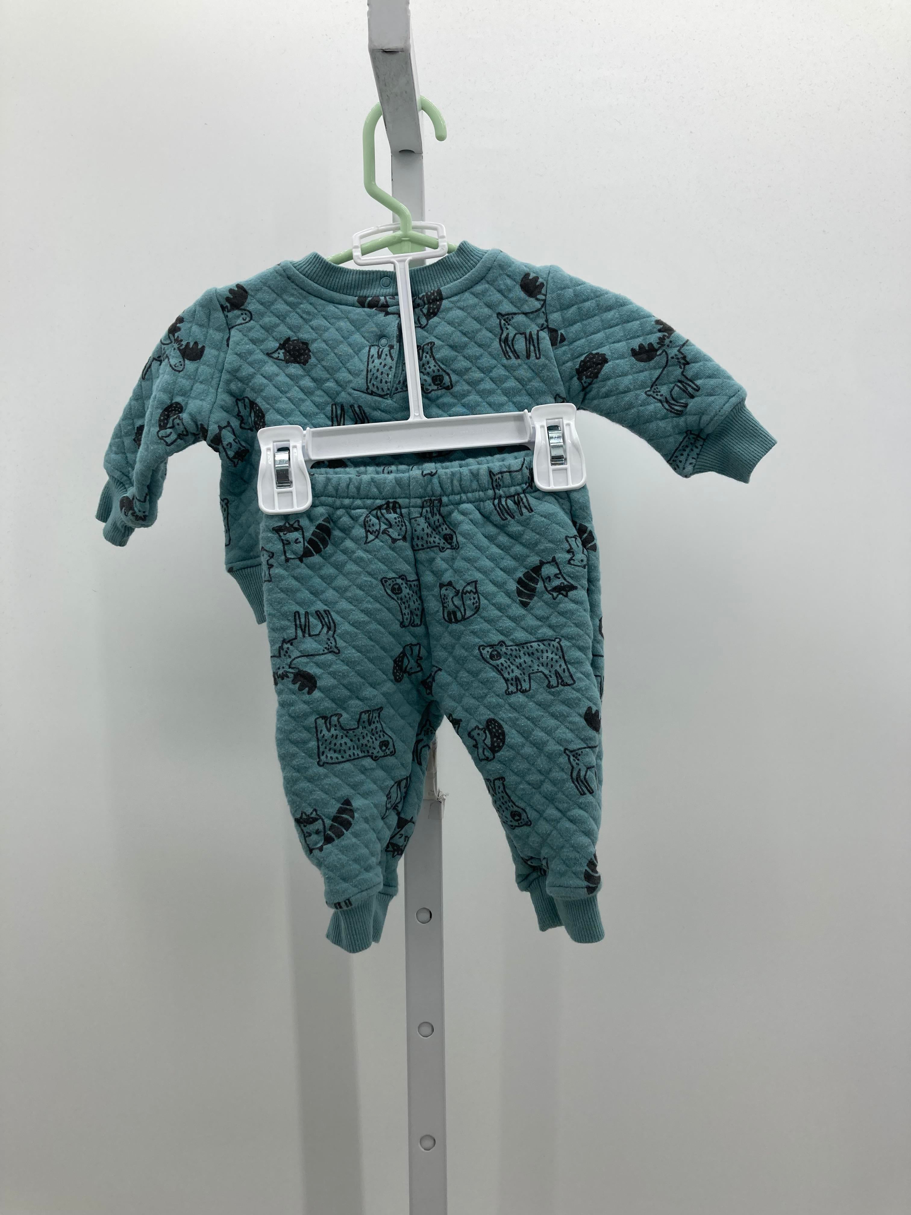 QUILTED ANIMALS SHIRT AND PANTS