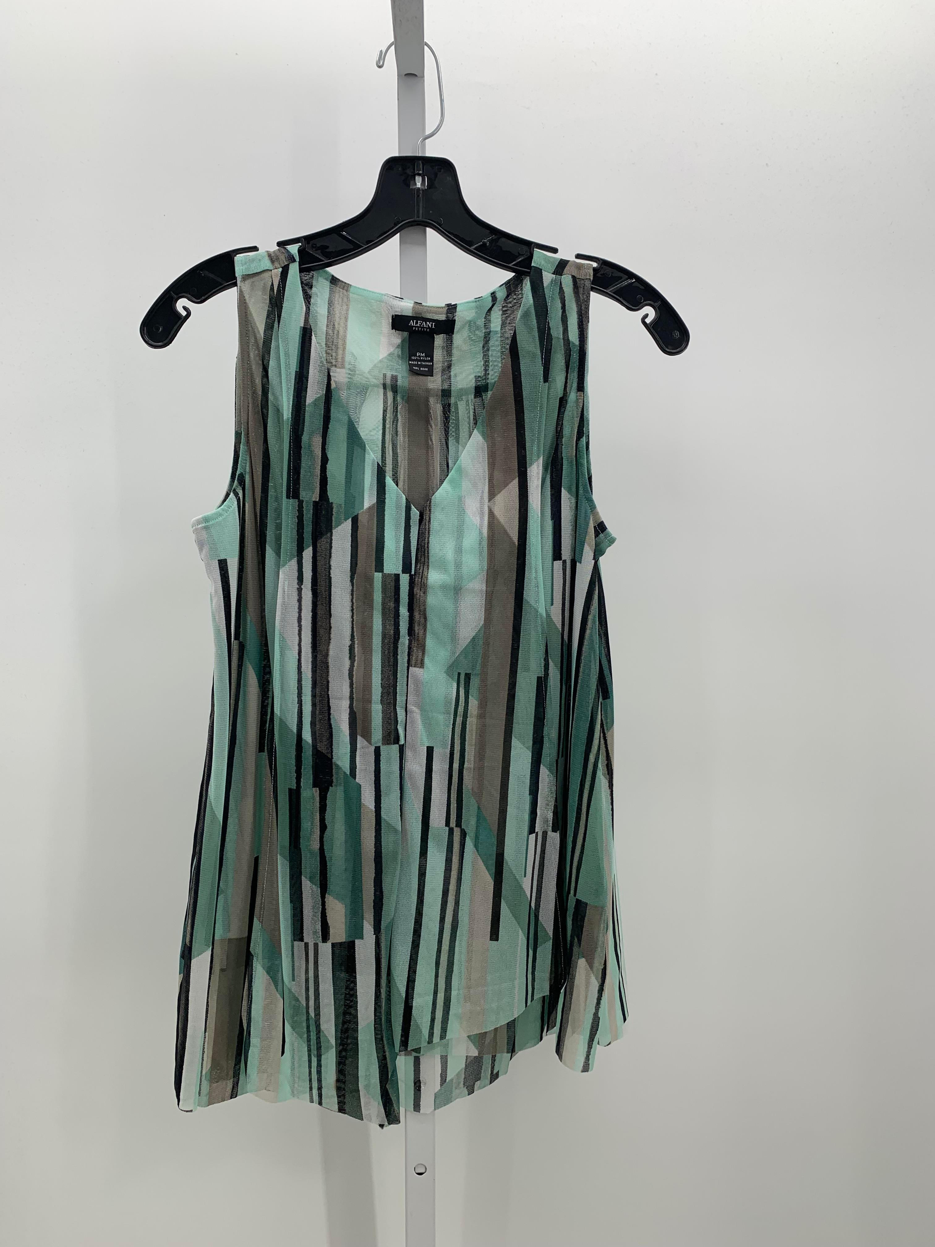 Alfani Size Medium Petite Petite Sleeveless Shirt