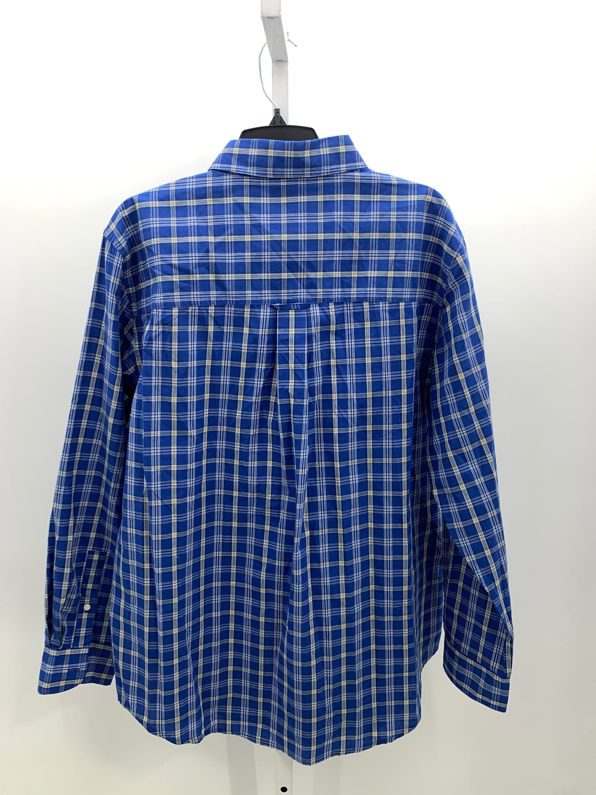 WHITE YELLOW PLAID