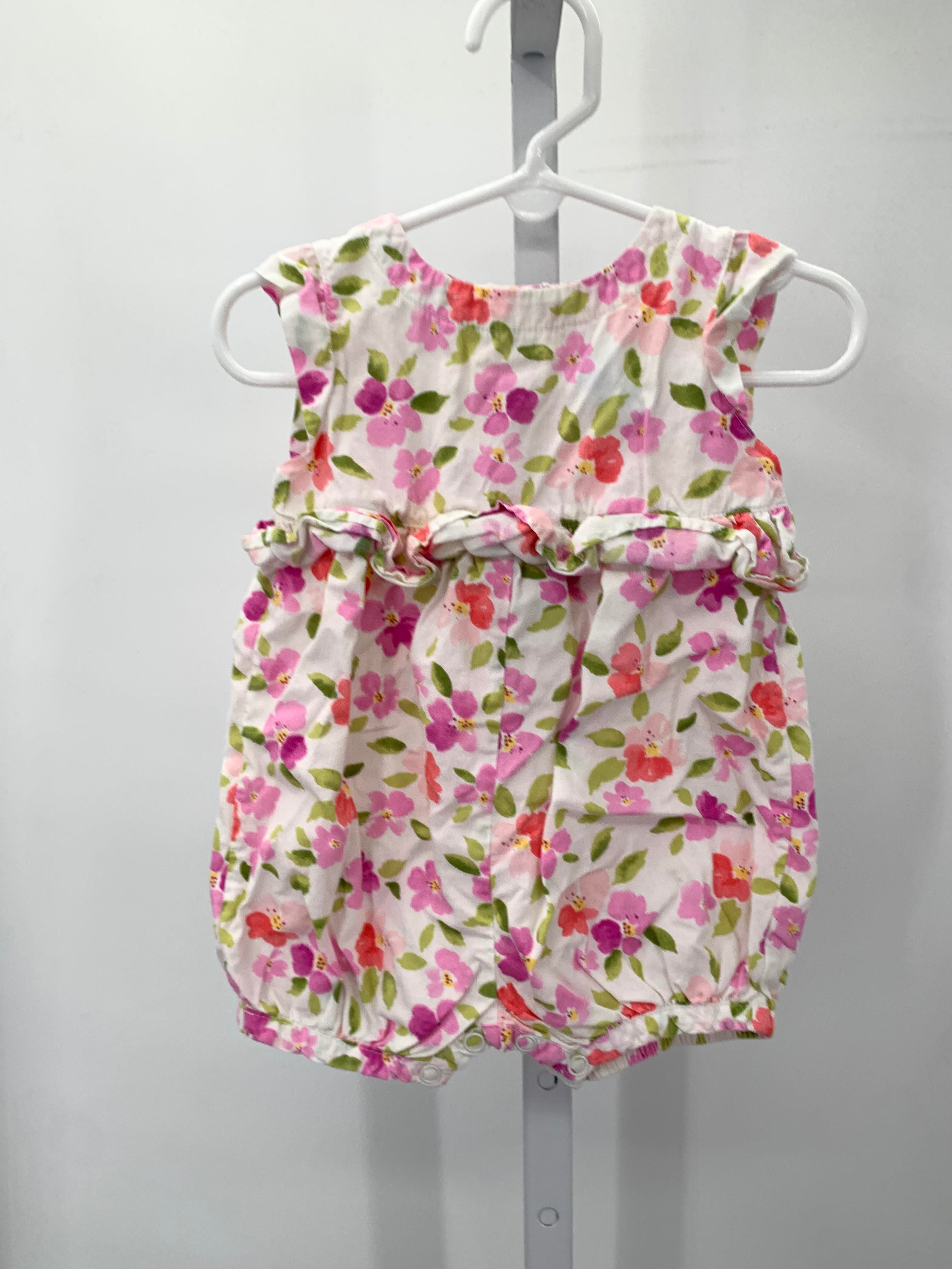 Miniwear Size 6-9 mon Girls Short Slv. Romper