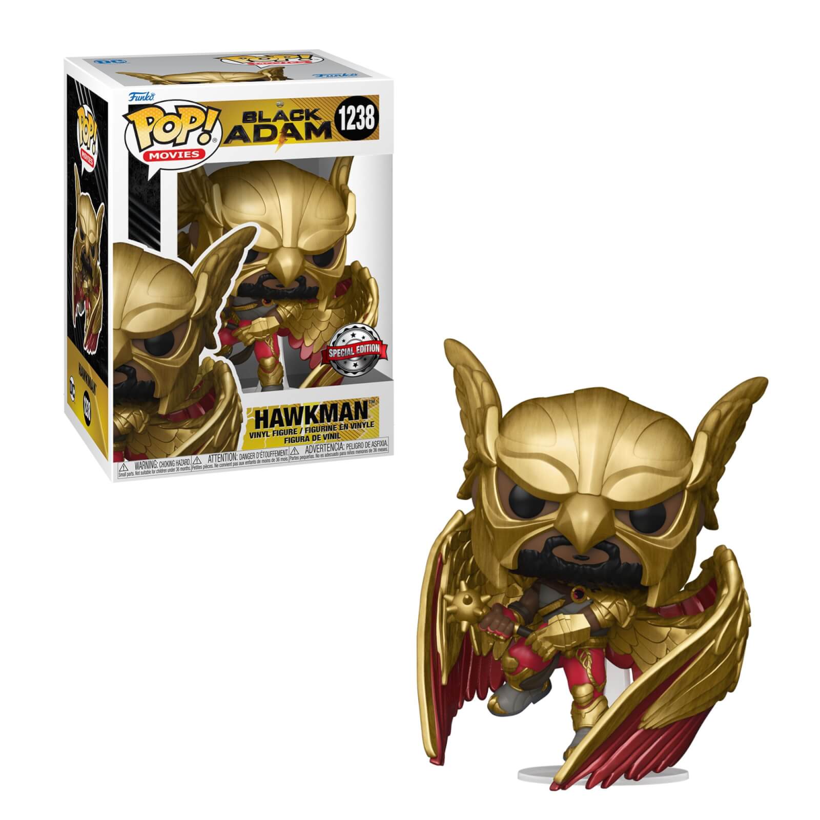 Funko Pop! Movies: Black Adam - Hawkman Vinyl Figure (Walmart Exclusive) -