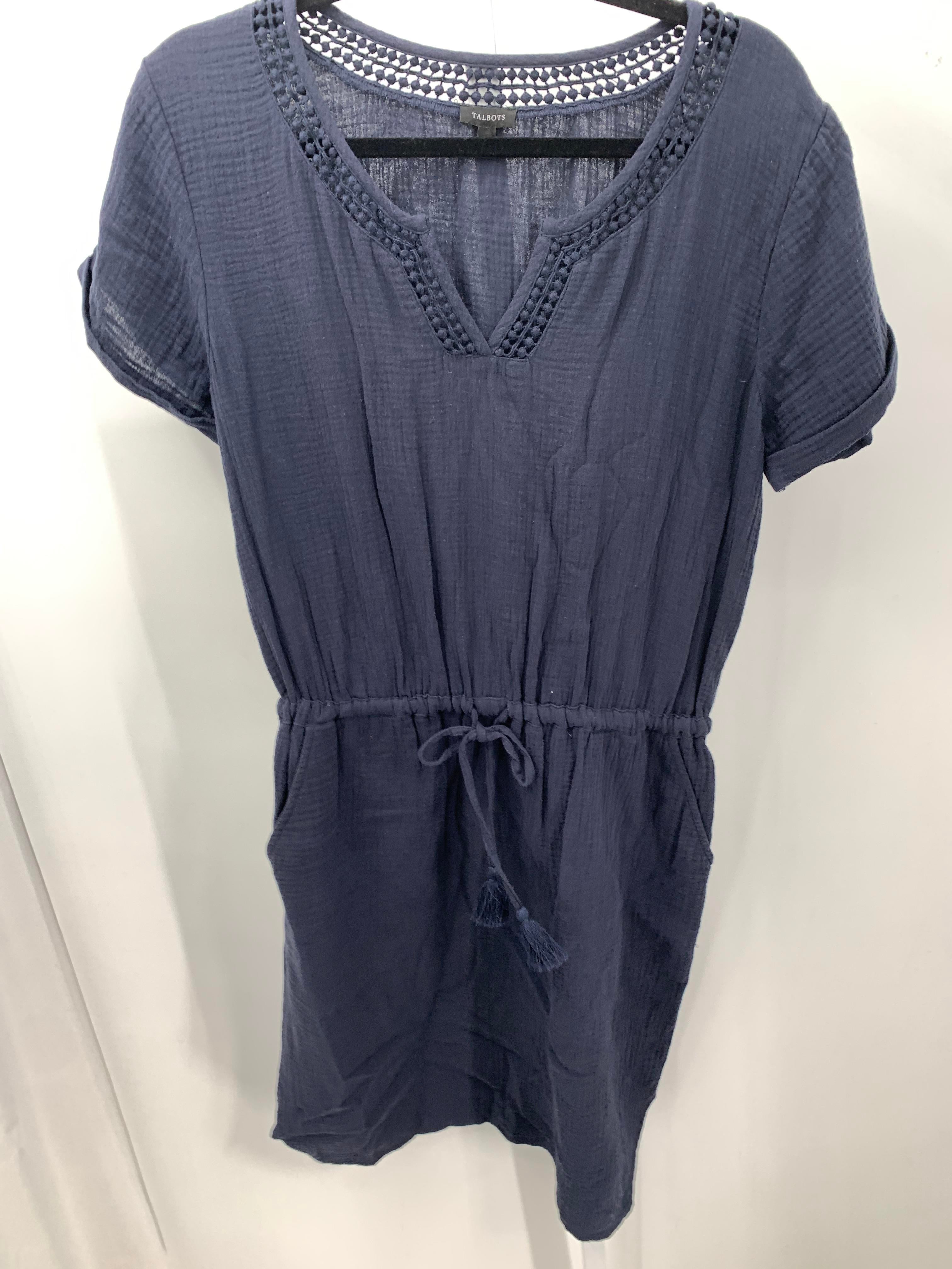 Talbots Size Medium Misses Short Sleeve Dress