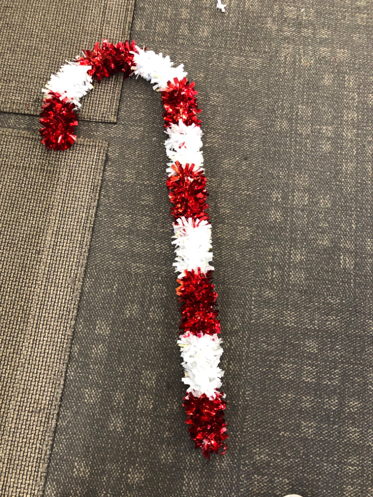 TINSEL CANDY CANE.