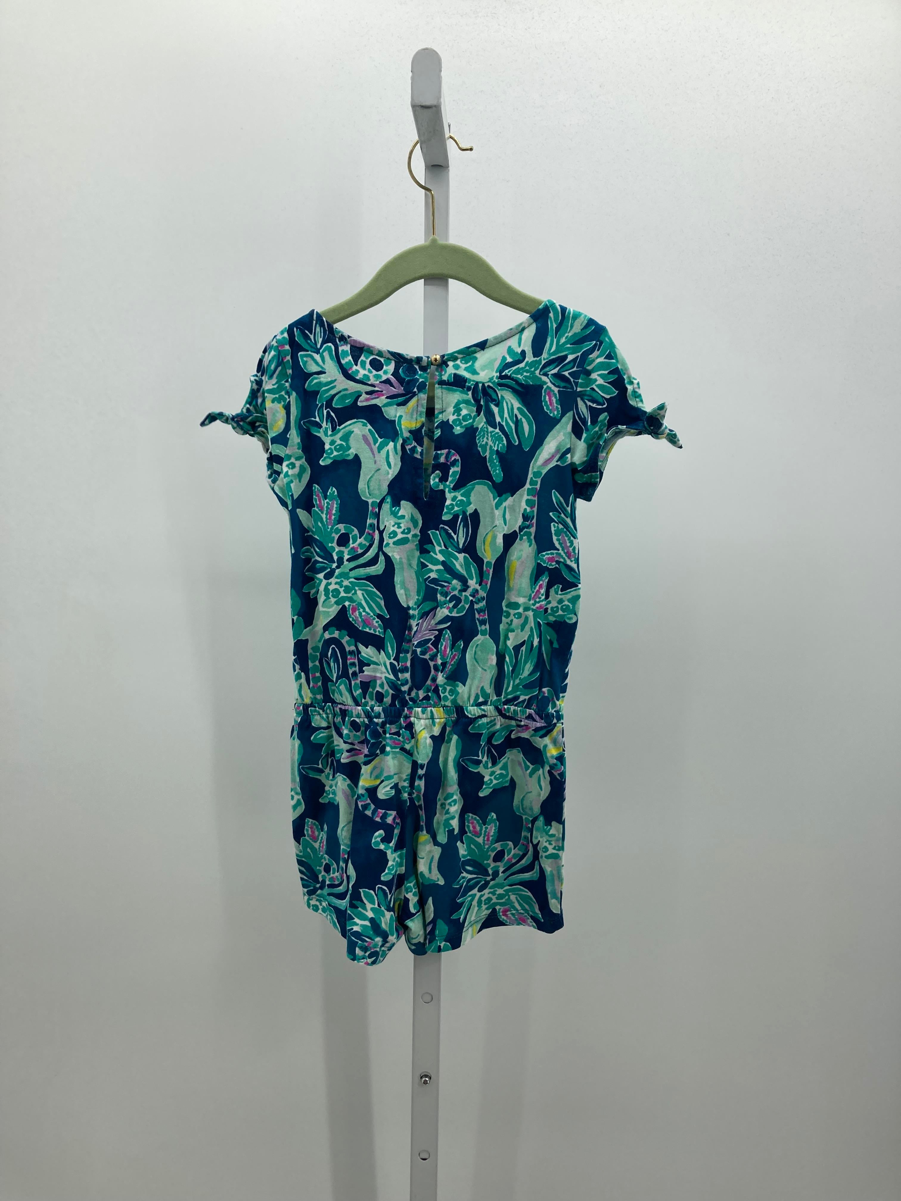 Lilly Pulitzer Size 4-5 Girls Short Slv. Romper