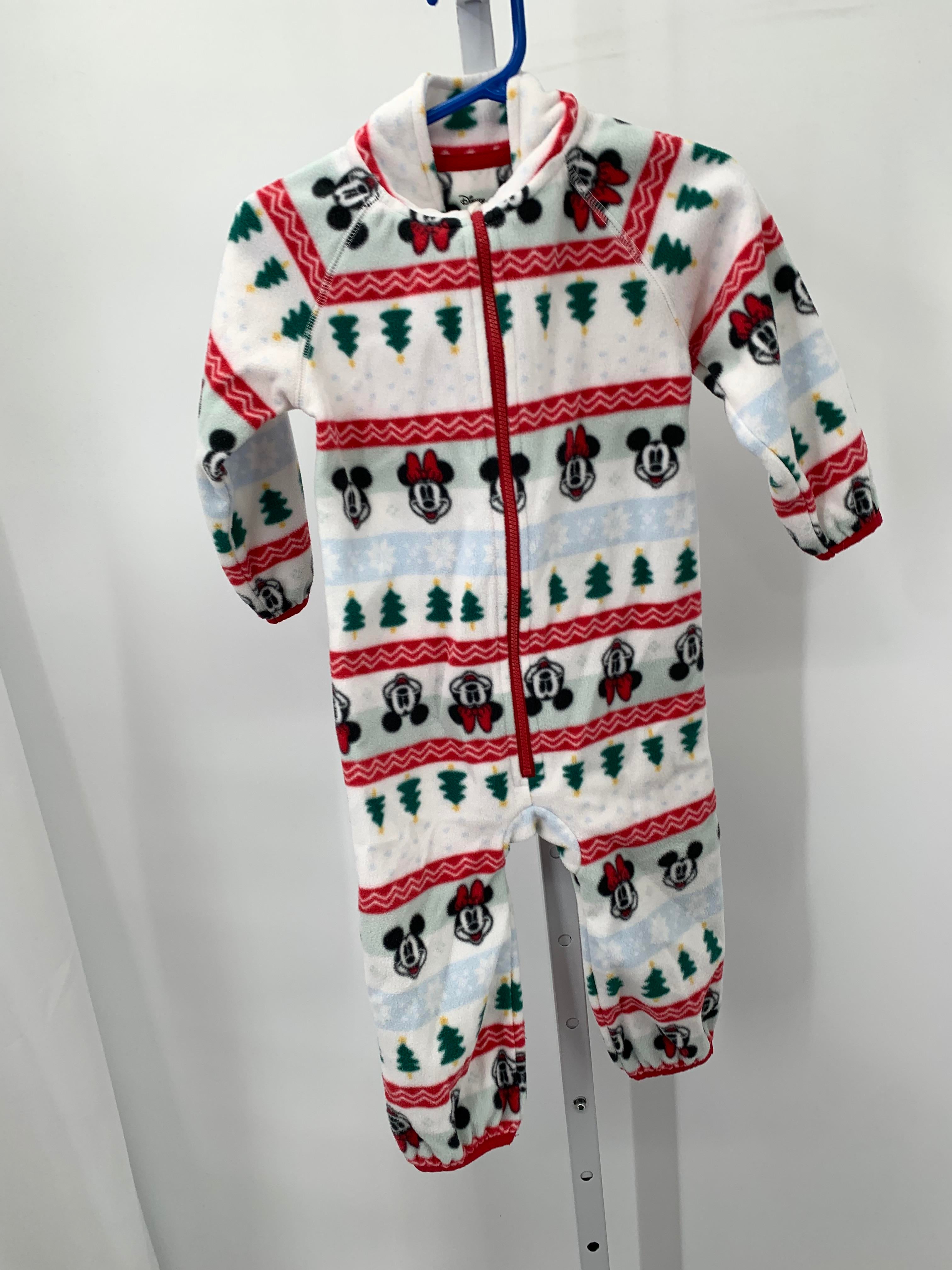 LONG SLV ROMPER MICKEY AND MINNIE