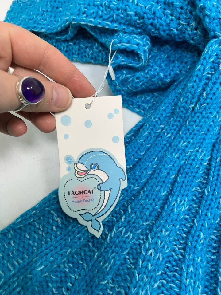 NEW KNIT MERMAID TAIL BLANKET LAGHCAT.