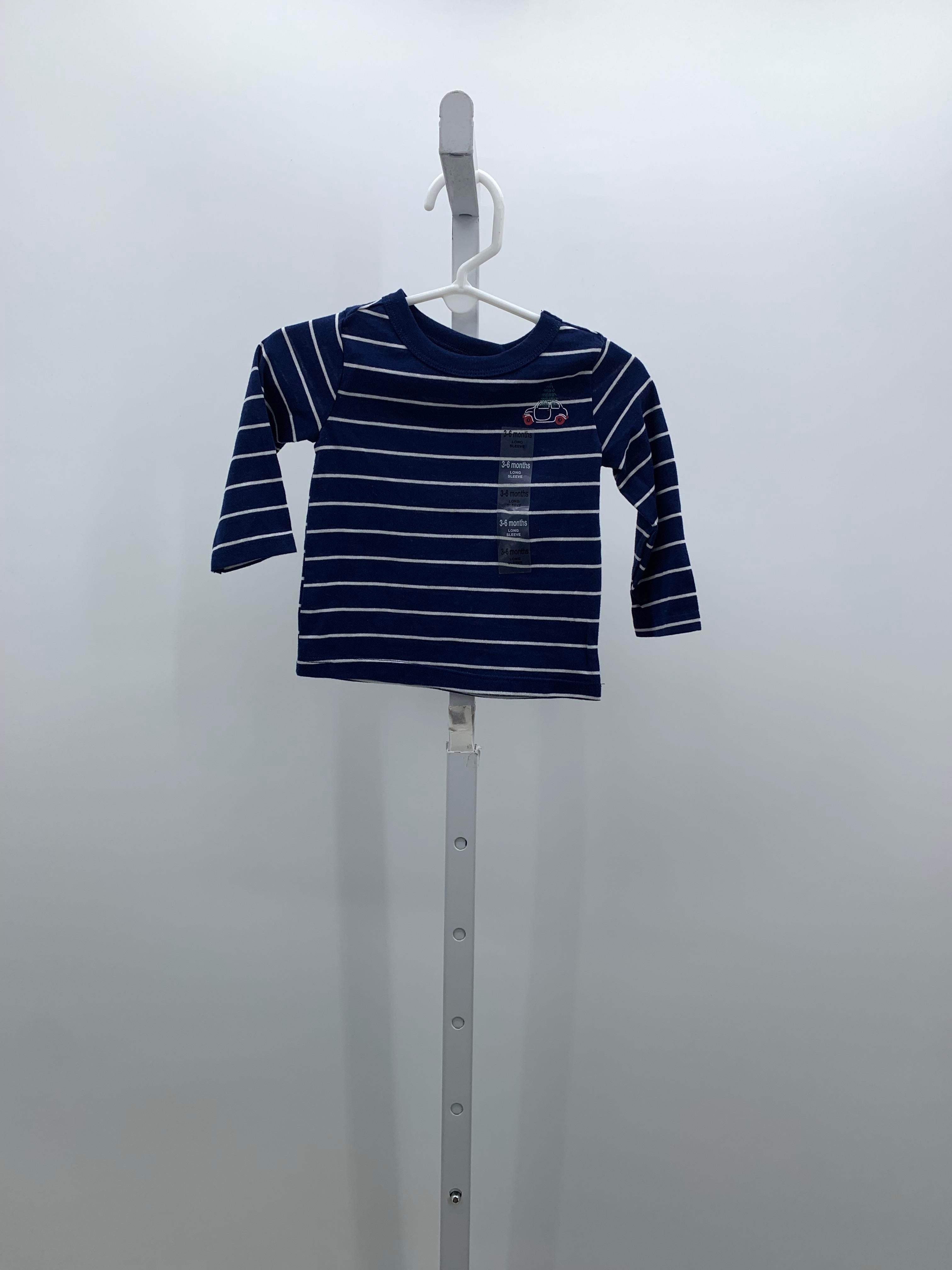 NEW LONG SLV SHIRT STRIPES CAR TREE