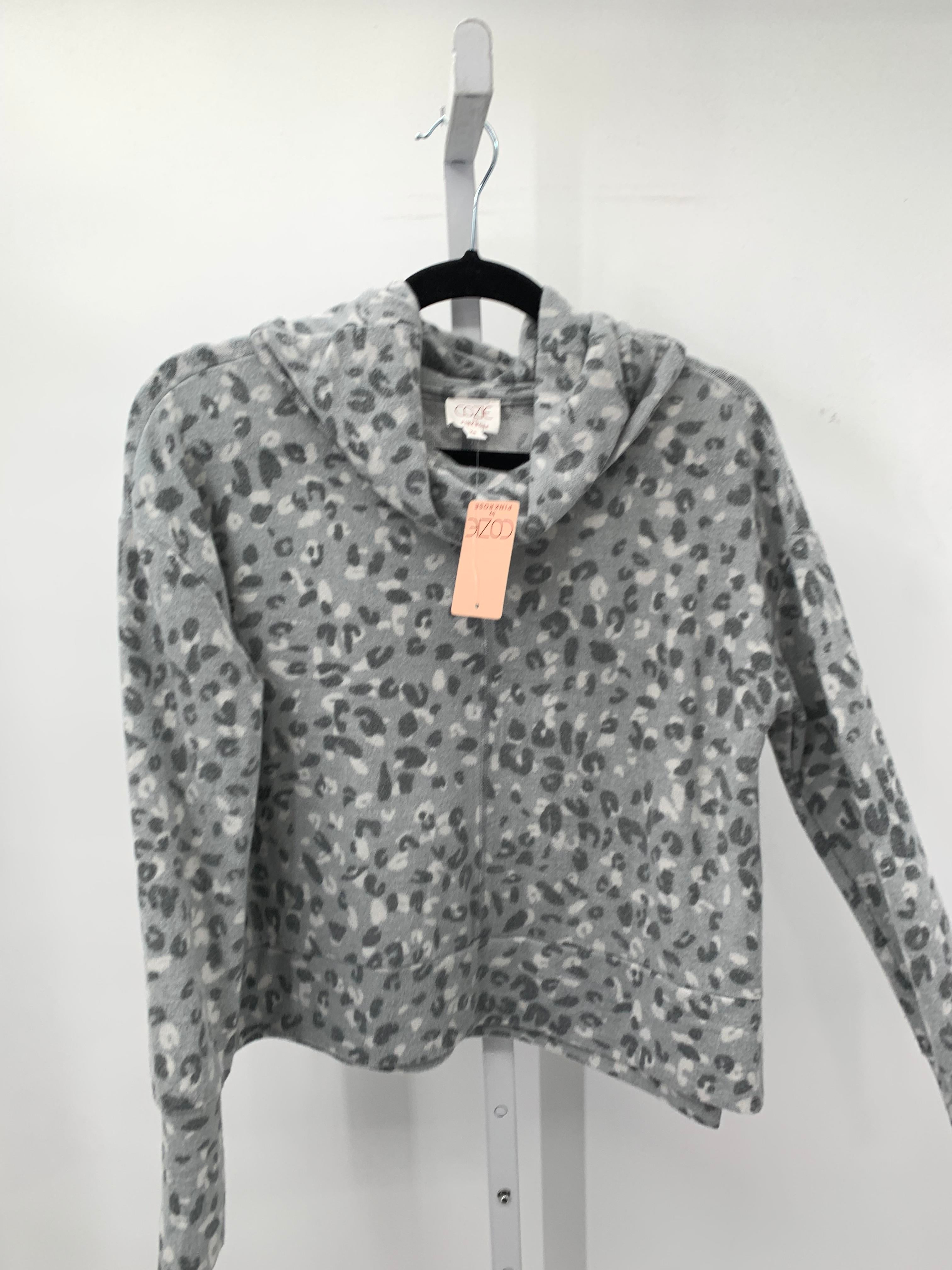 Pink Rose Size X Small Juniors Long Sleeve Sweater
