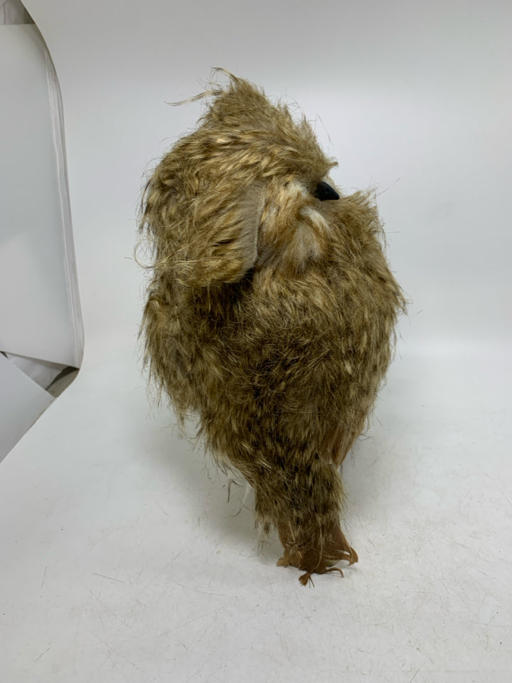 FAUX STANDING BARN OWL.