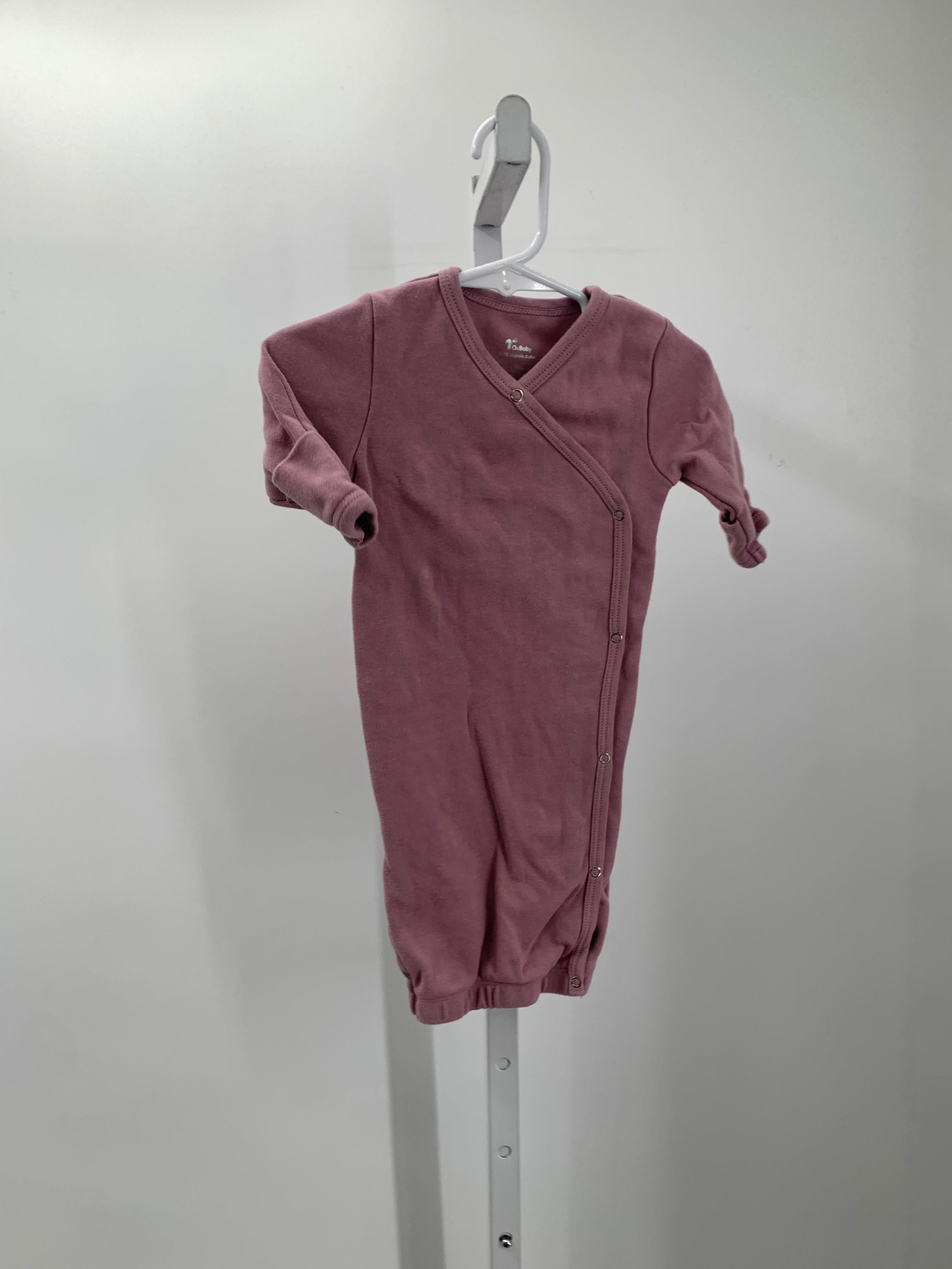 Size 0-3 months Girls Gown Sleeper